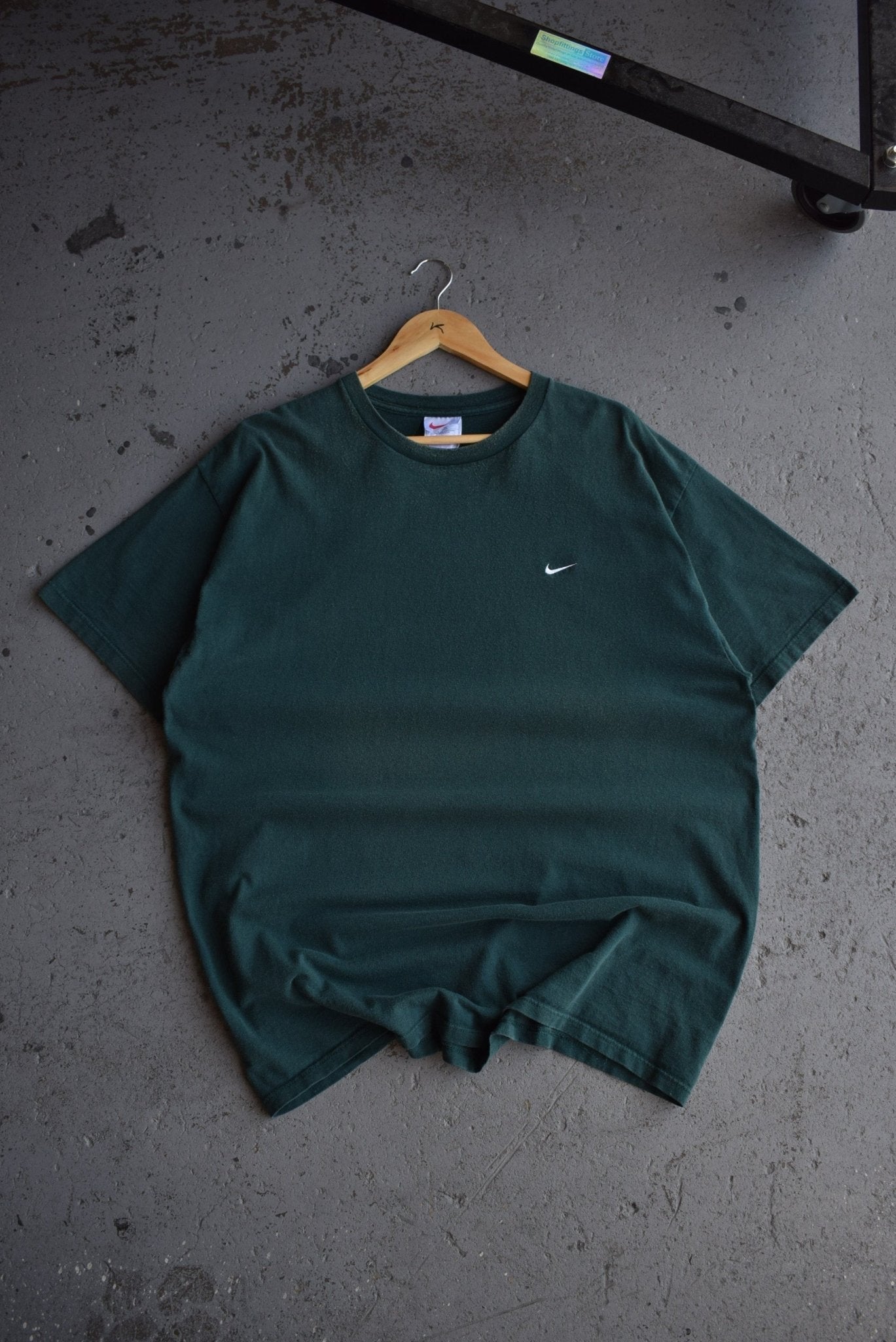 Vintage 90s Nike Classic Logo Embroidered Tee (XL/XXL) - Retrospective Store