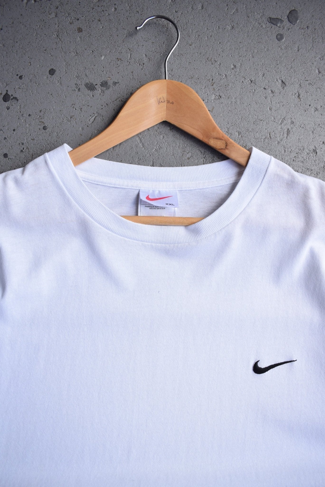 Vintage 90s Nike Classic Logo Embroidered Tee (XXL) - Retrospective Store