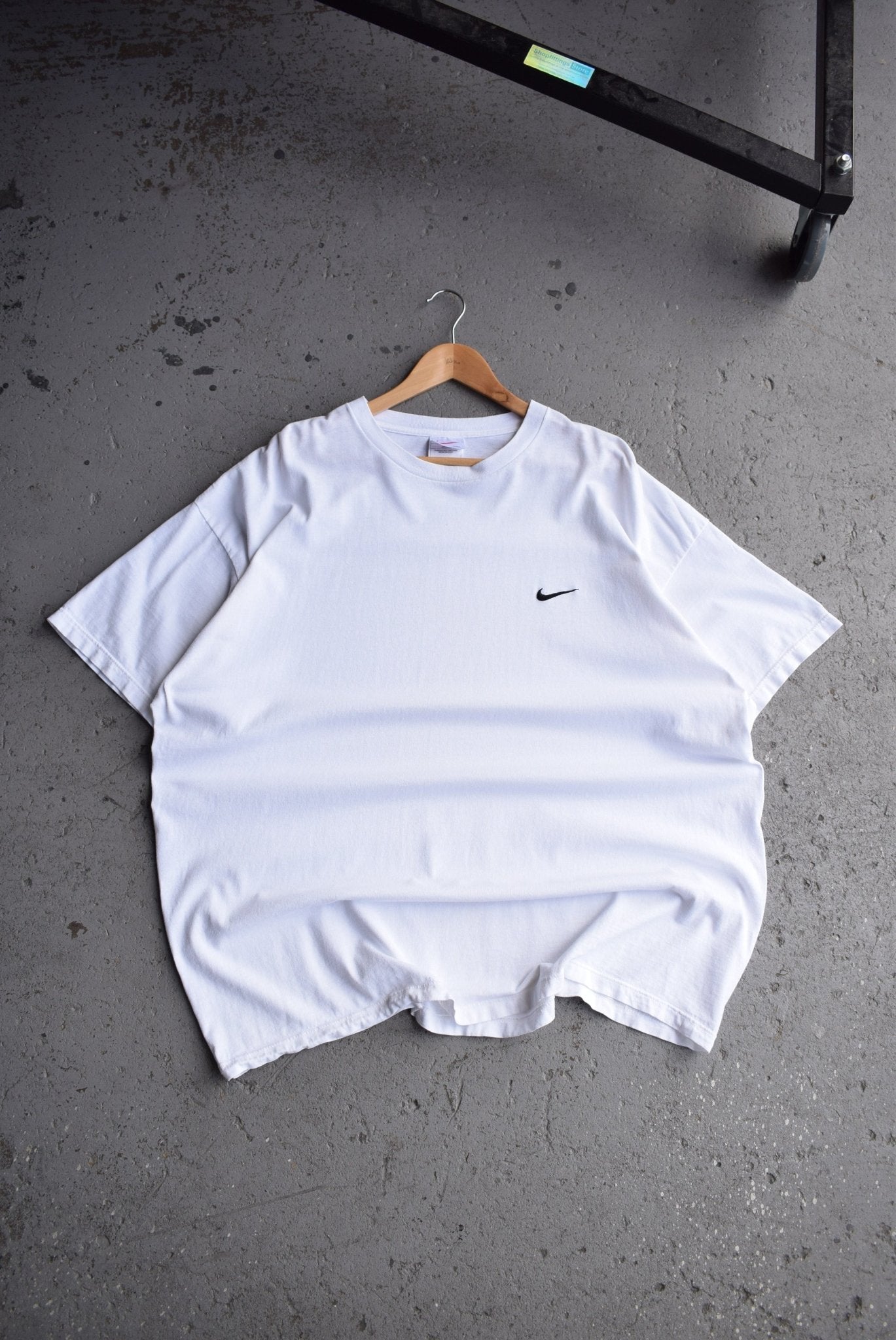 Vintage 90s Nike Classic Logo Embroidered Tee (XXL) - Retrospective Store