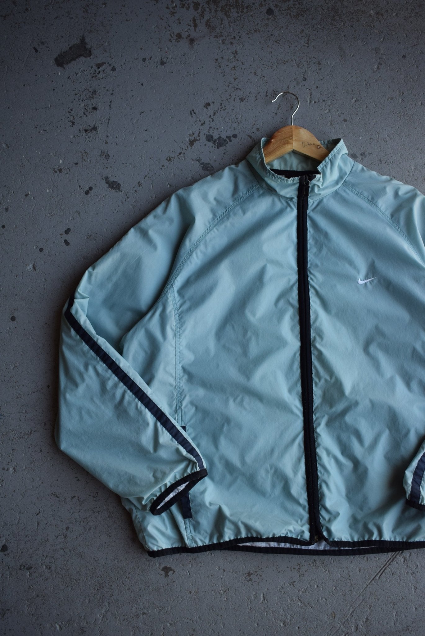 Vintage 90s Nike Classic Logo Embroidered Track Jacket (M) - Retrospective Store