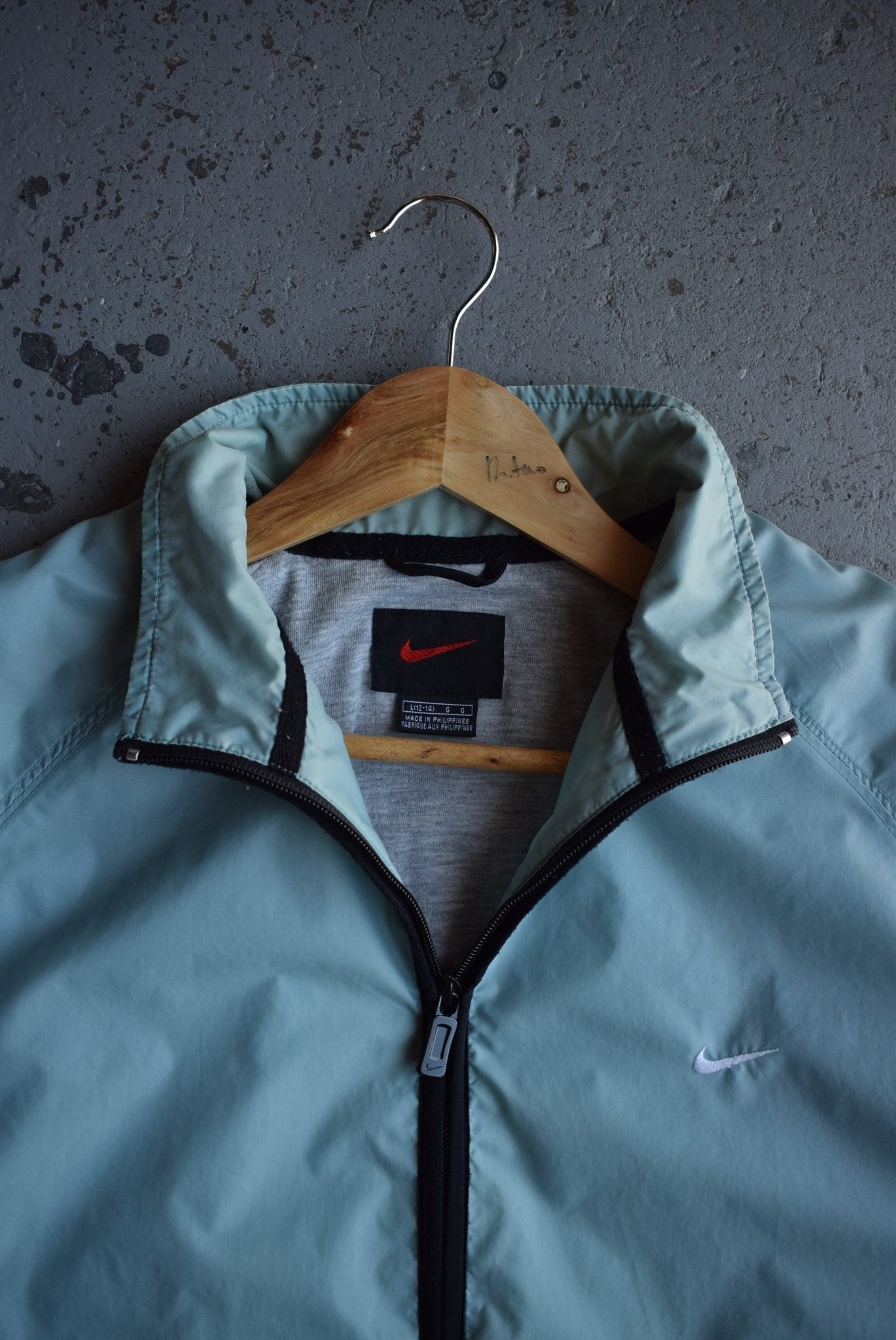 Vintage 90s Nike Classic Logo Embroidered Track Jacket (M) - Retrospective Store