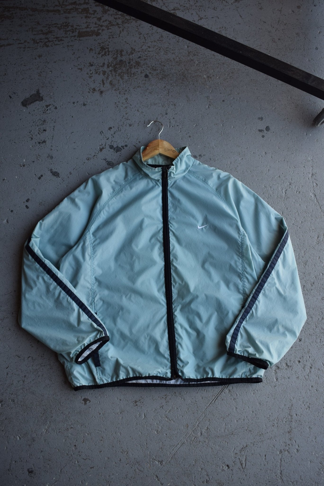 Vintage 90s Nike Classic Logo Embroidered Track Jacket (M) - Retrospective Store