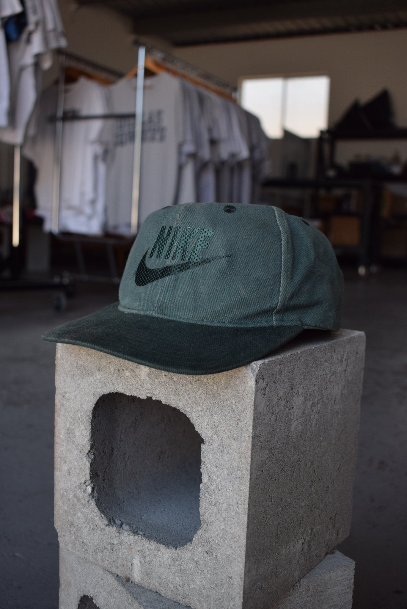 Vintage 90s Nike Spellout Embroidered Hat - Retrospective Store