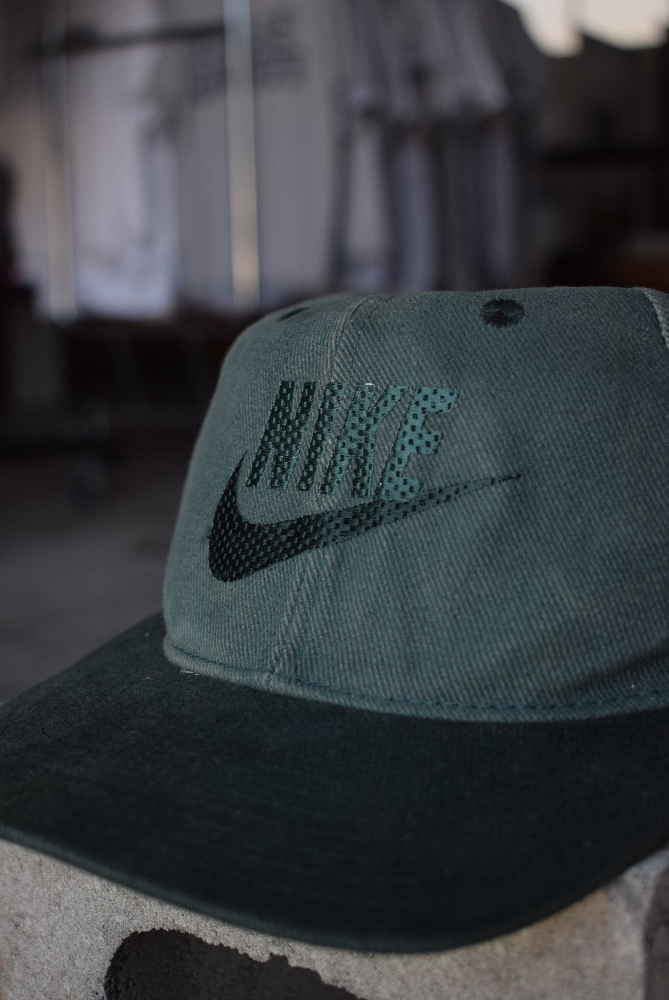 Vintage 90s Nike Spellout Embroidered Hat - Retrospective Store