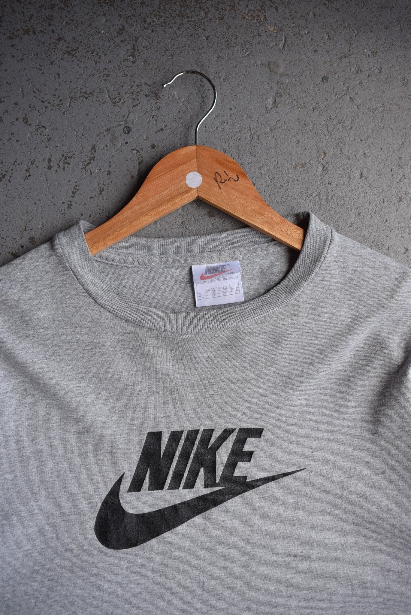 Vintage 90s Nike Spellout Tee (L) - Retrospective Store