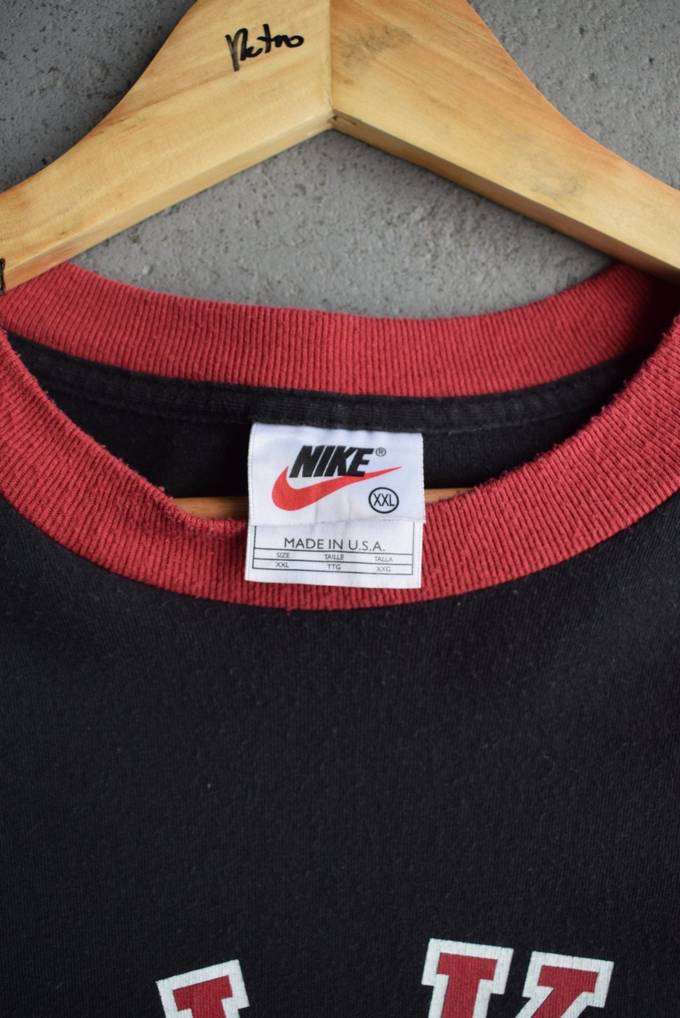 Vintage 90s Nike Spellout Tee (XXL) - Retrospective Store
