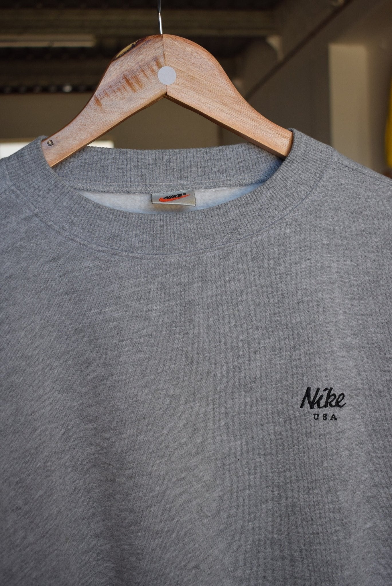 Vintage 90s Nike USA Embroidered Crewneck (M) - Retrospective Store