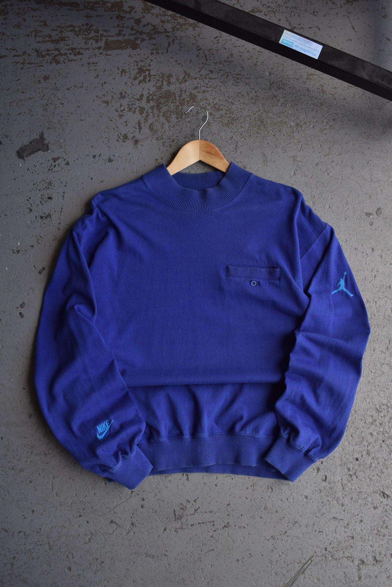 Vintage 90s Nike x Air Jordan Embroidered Mockneck Sweater (M) - Retrospective Store