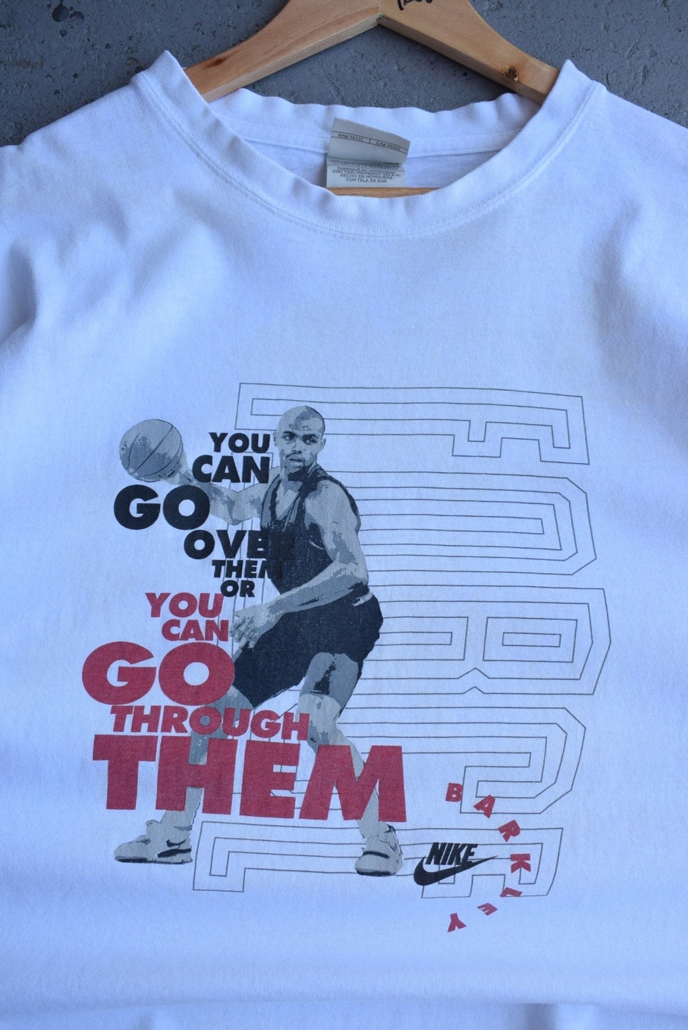 Vintage 90s Nike x NBA Charles Barkley Tee (L) - Retrospective Store
