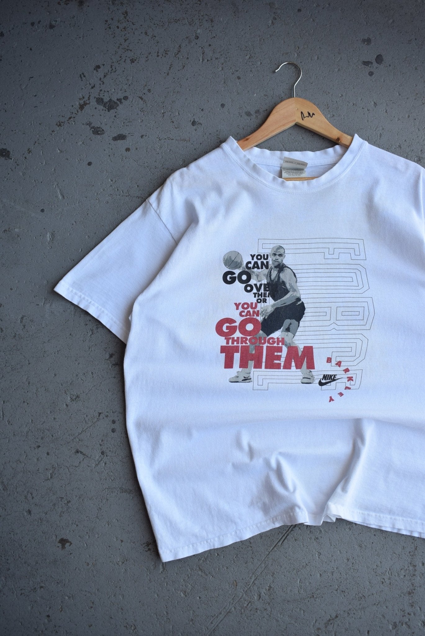 Vintage 90s Nike x NBA Charles Barkley Tee (L) - Retrospective Store