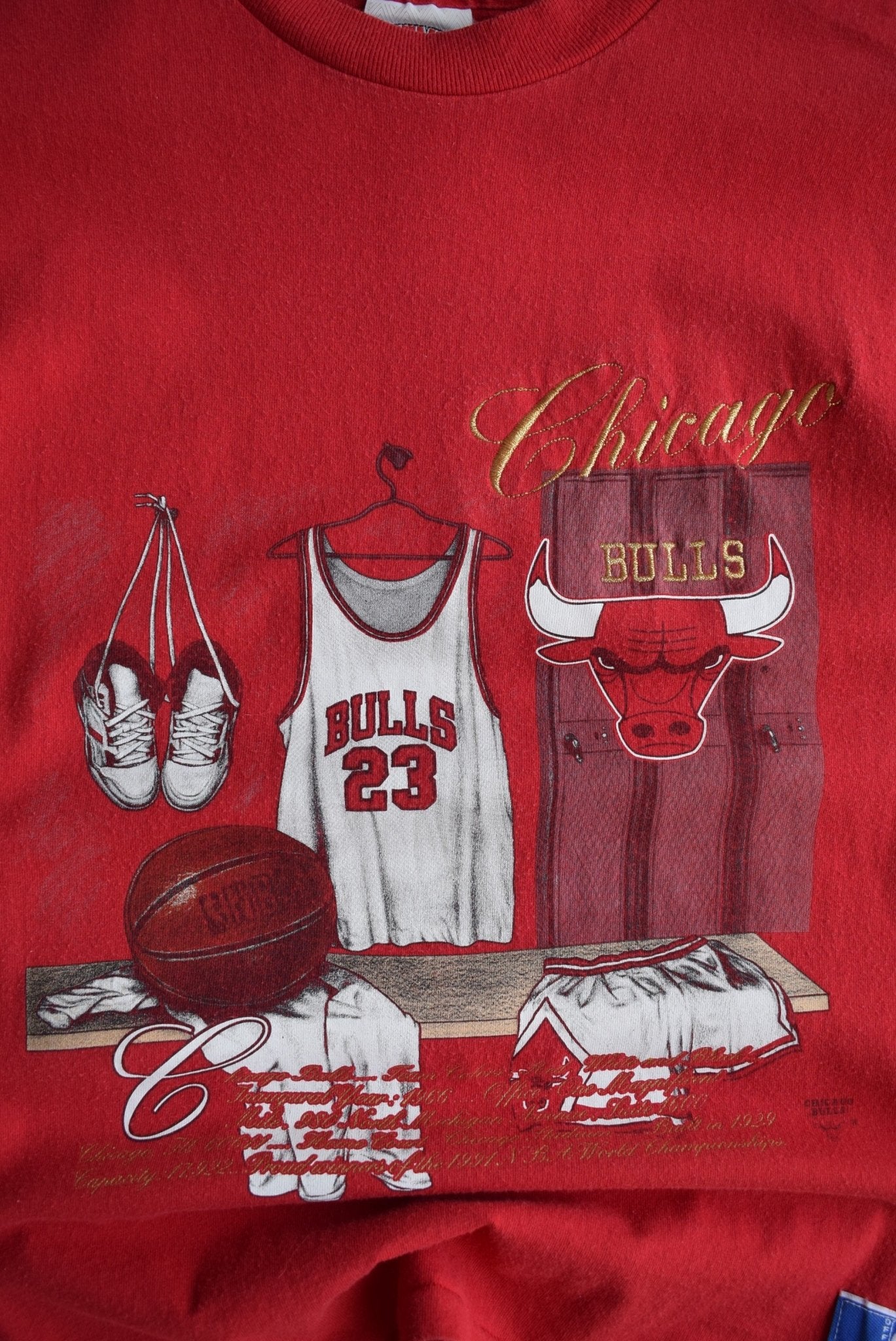 Vintage 90s Nutmeg x NBA Chicago Bulls Tee (XS) - Retrospective Store