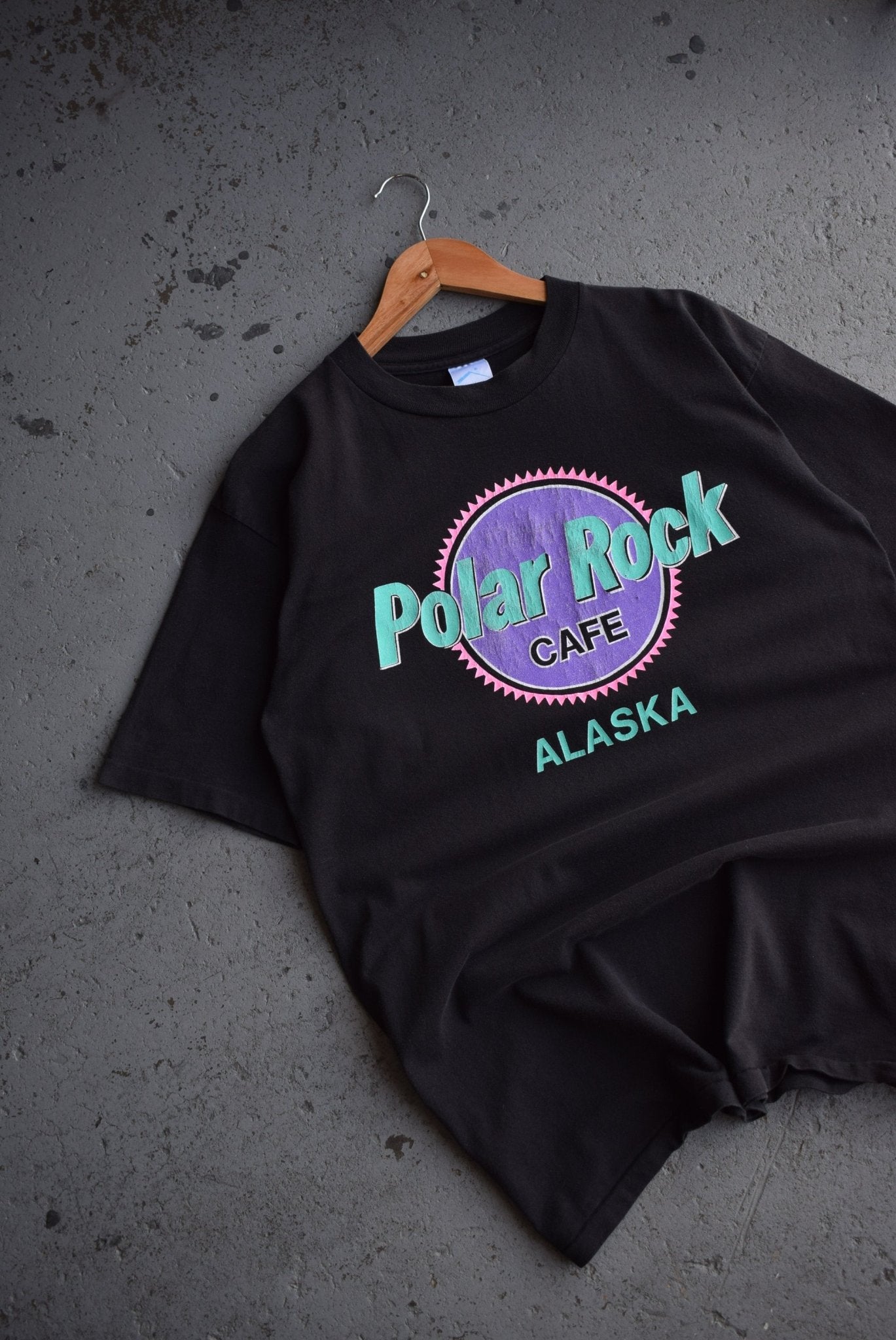 Vintage 90s Polar Rock Cafe Alaska Tee (M) - Retrospective Store