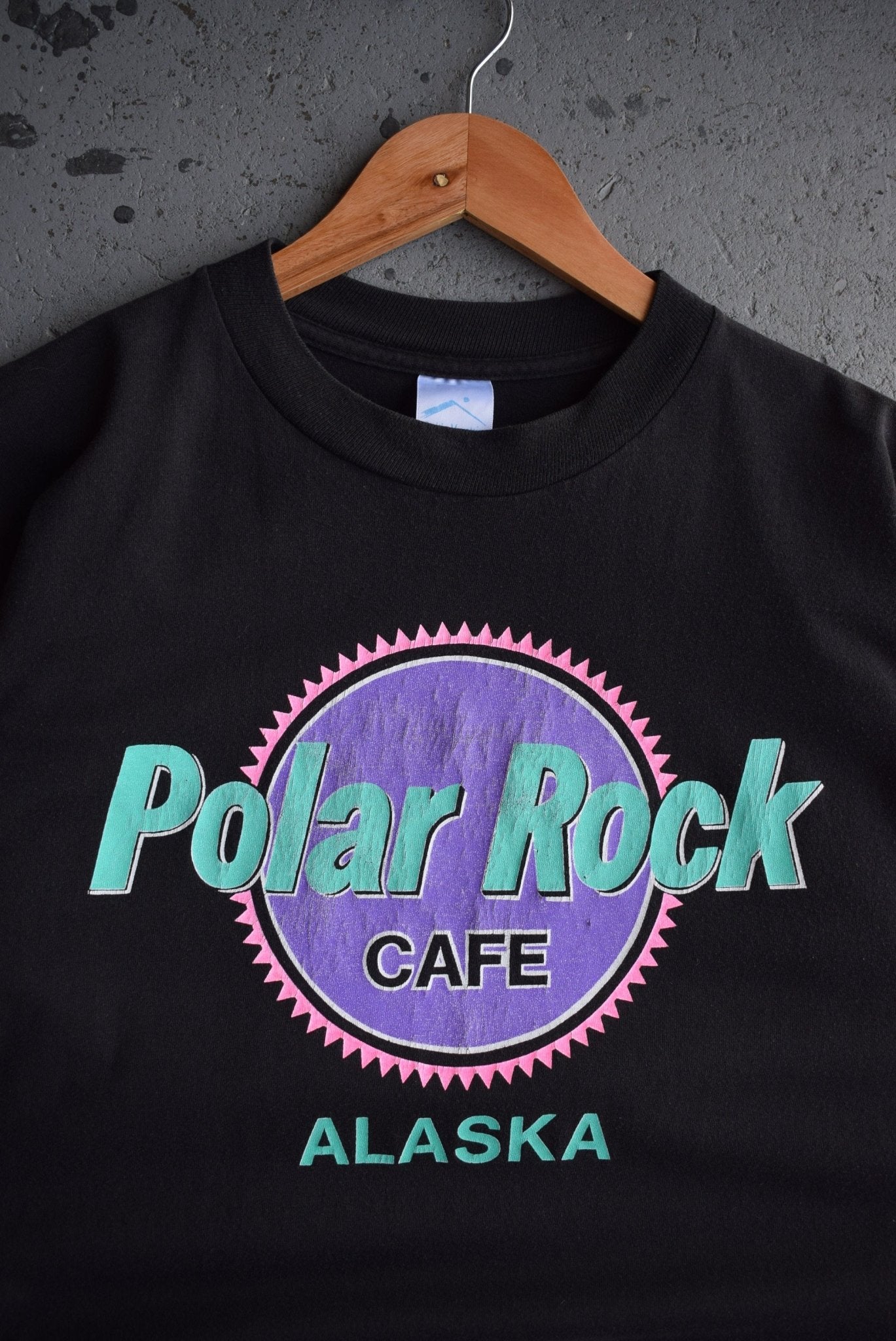 Vintage 90s Polar Rock Cafe Alaska Tee (M) - Retrospective Store
