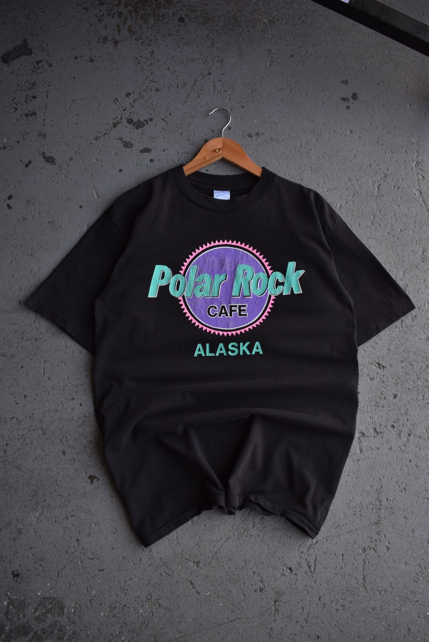 Vintage 90s Polar Rock Cafe Alaska Tee (M) - Retrospective Store