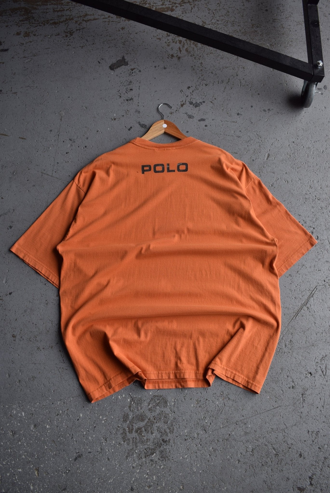 Vintage 90s Polo Ralph Lauren Spellout Tee (XXL) - Retrospective Store