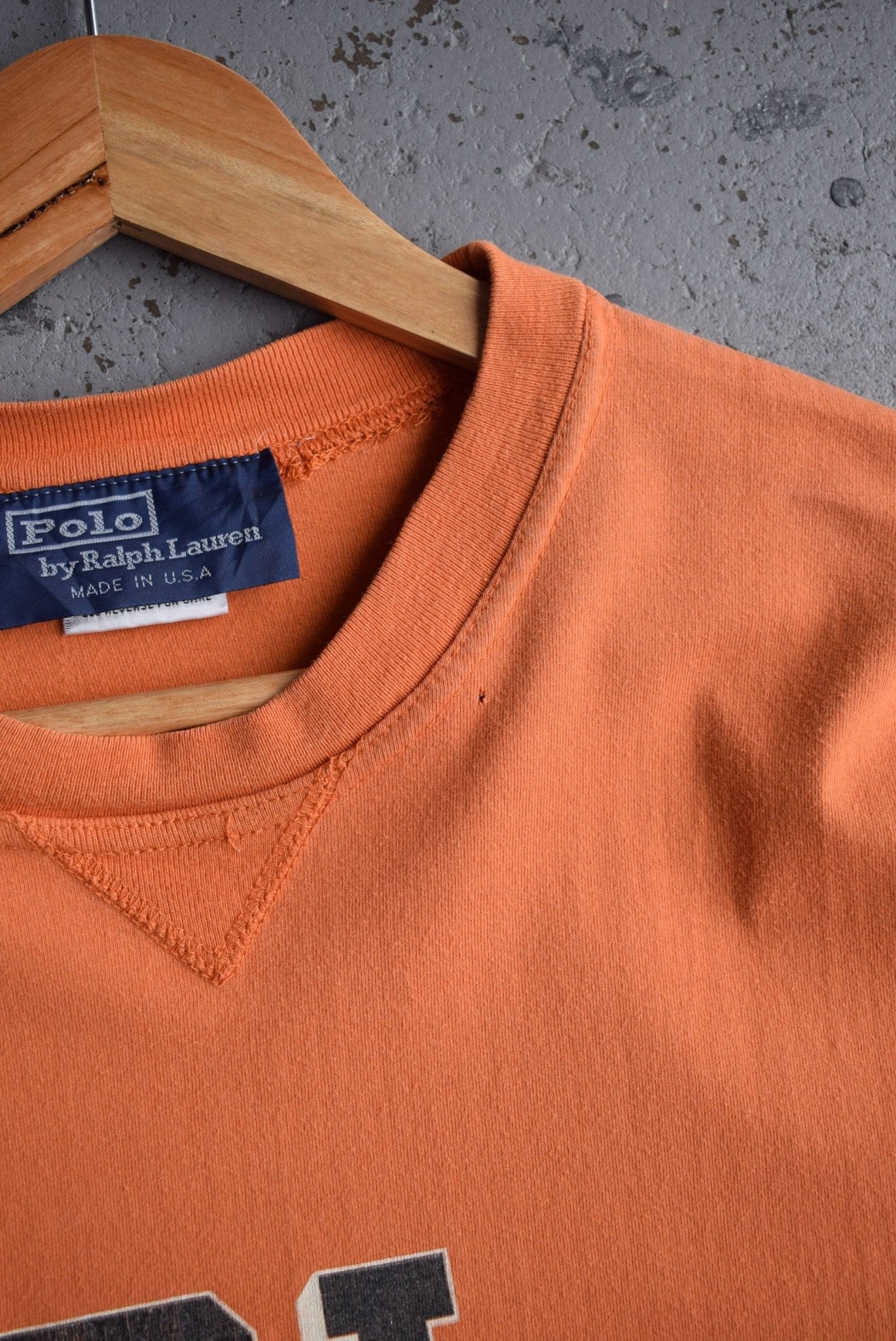 Vintage 90s Polo Ralph Lauren Spellout Tee (XXL) - Retrospective Store