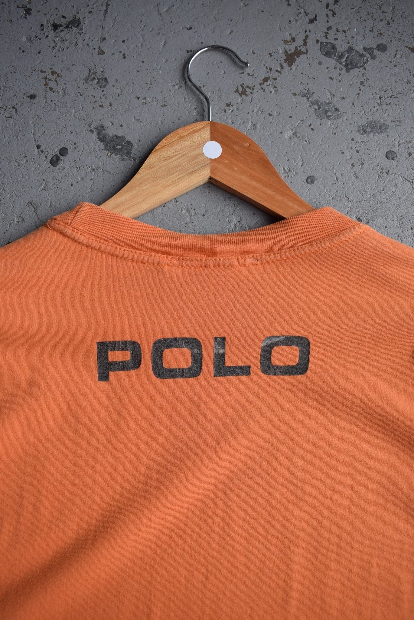 Vintage 90s Polo Ralph Lauren Spellout Tee (XXL) - Retrospective Store