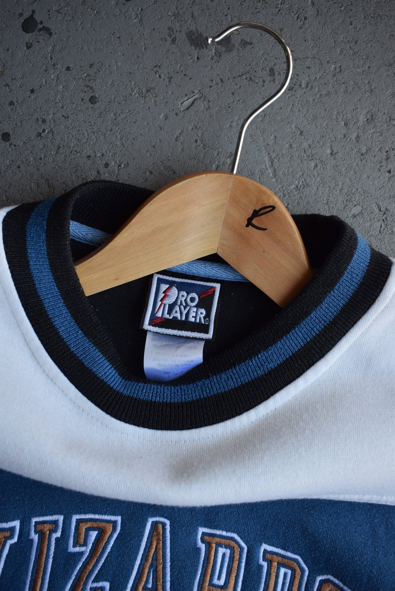 Vintage 90s Pro - Player x NBA Washington Wizards Embroidered Crewneck (L) - Retrospective Store