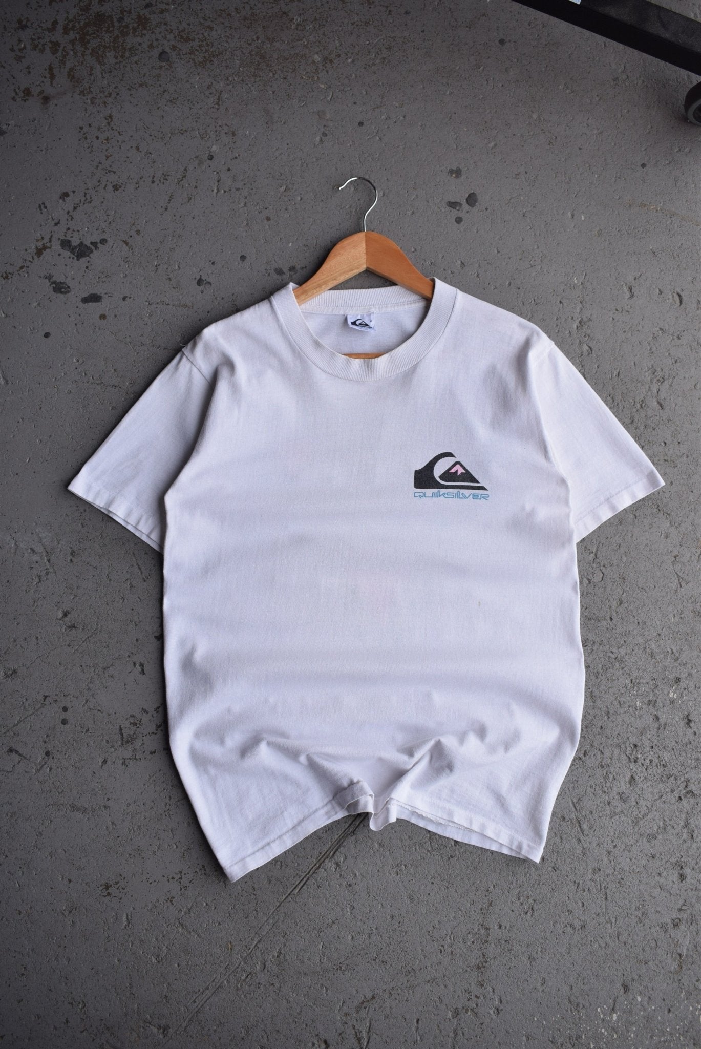 Vintage 90s Quiksilver Volleyball Graphic Tee (S) - Retrospective Store