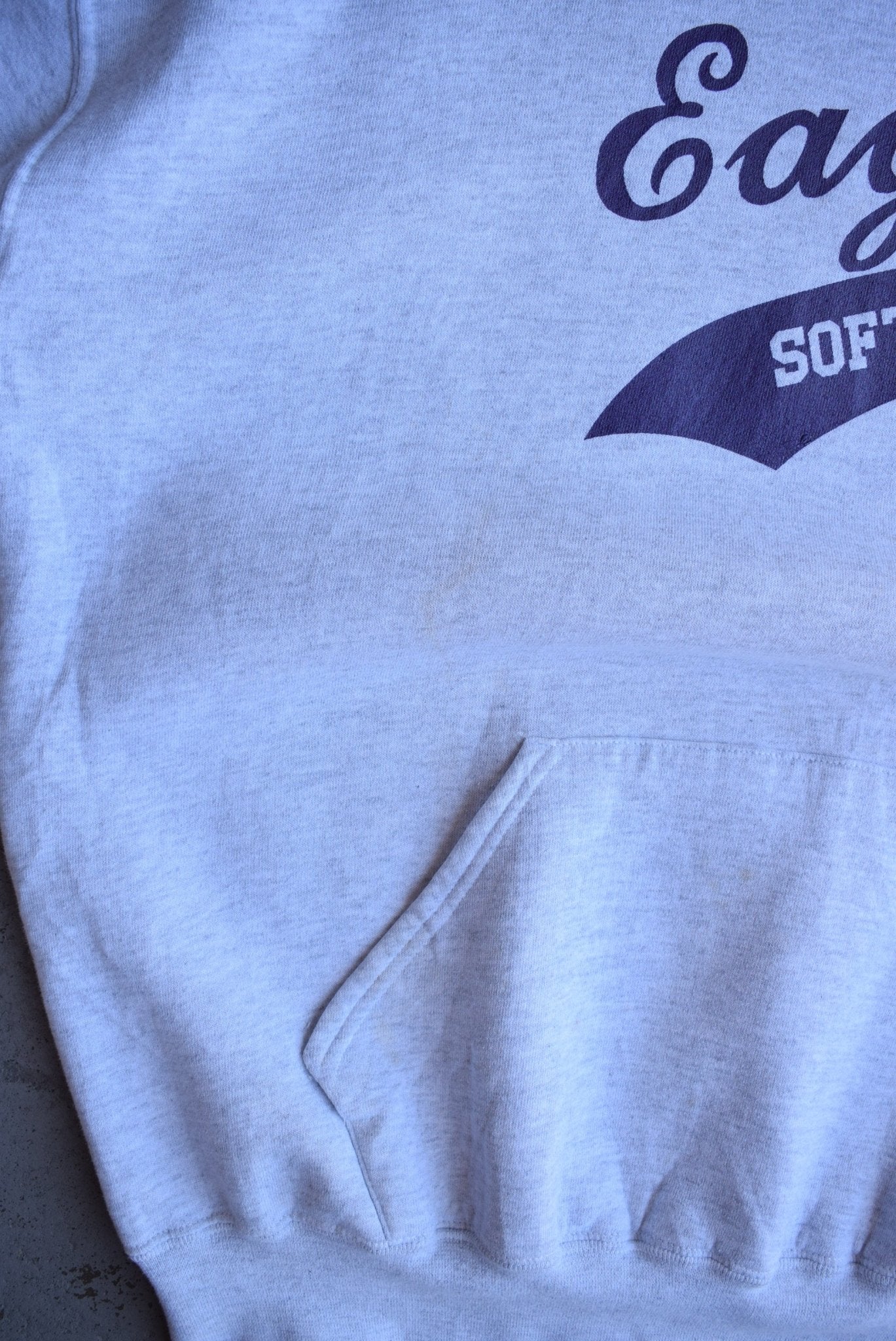 Vintage 90s Russell Athletic x Eagles Softball Hoodie (XXL) - Retrospective Store