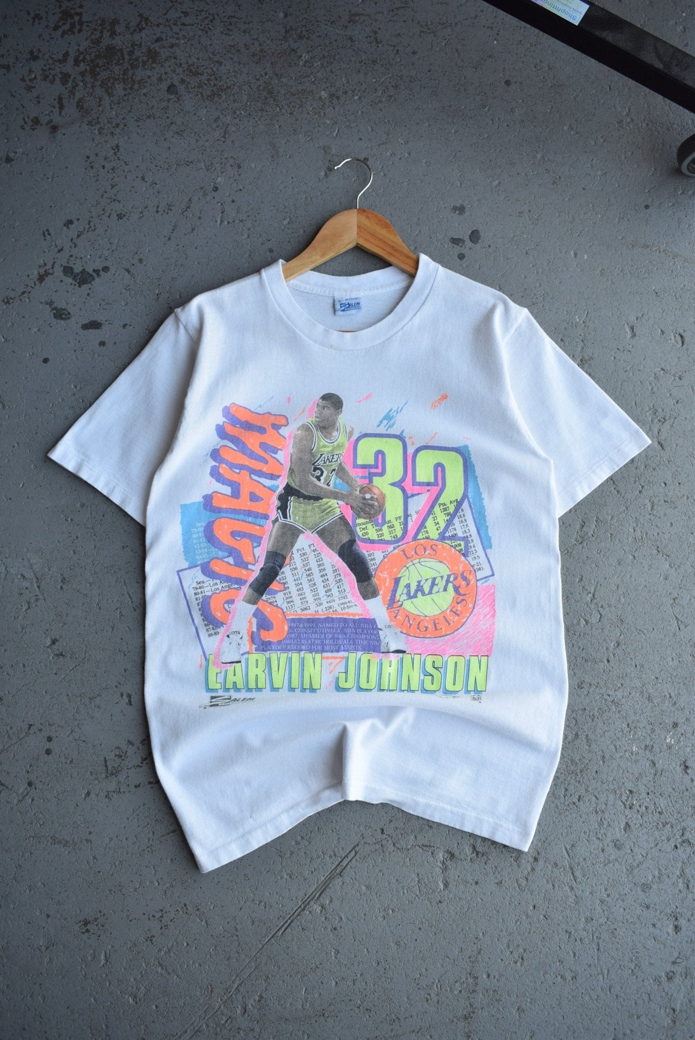 Vintage 90s Salem x NBA Magic Johnson Tee (S/M) - Retrospective Store