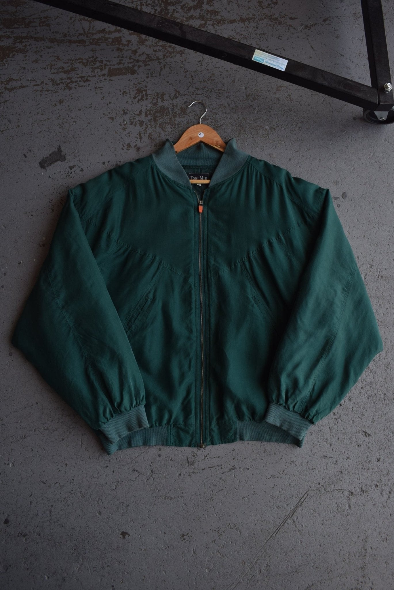 Vintage 90s Silk Bomber Jacket (L/XL) - Retrospective Store