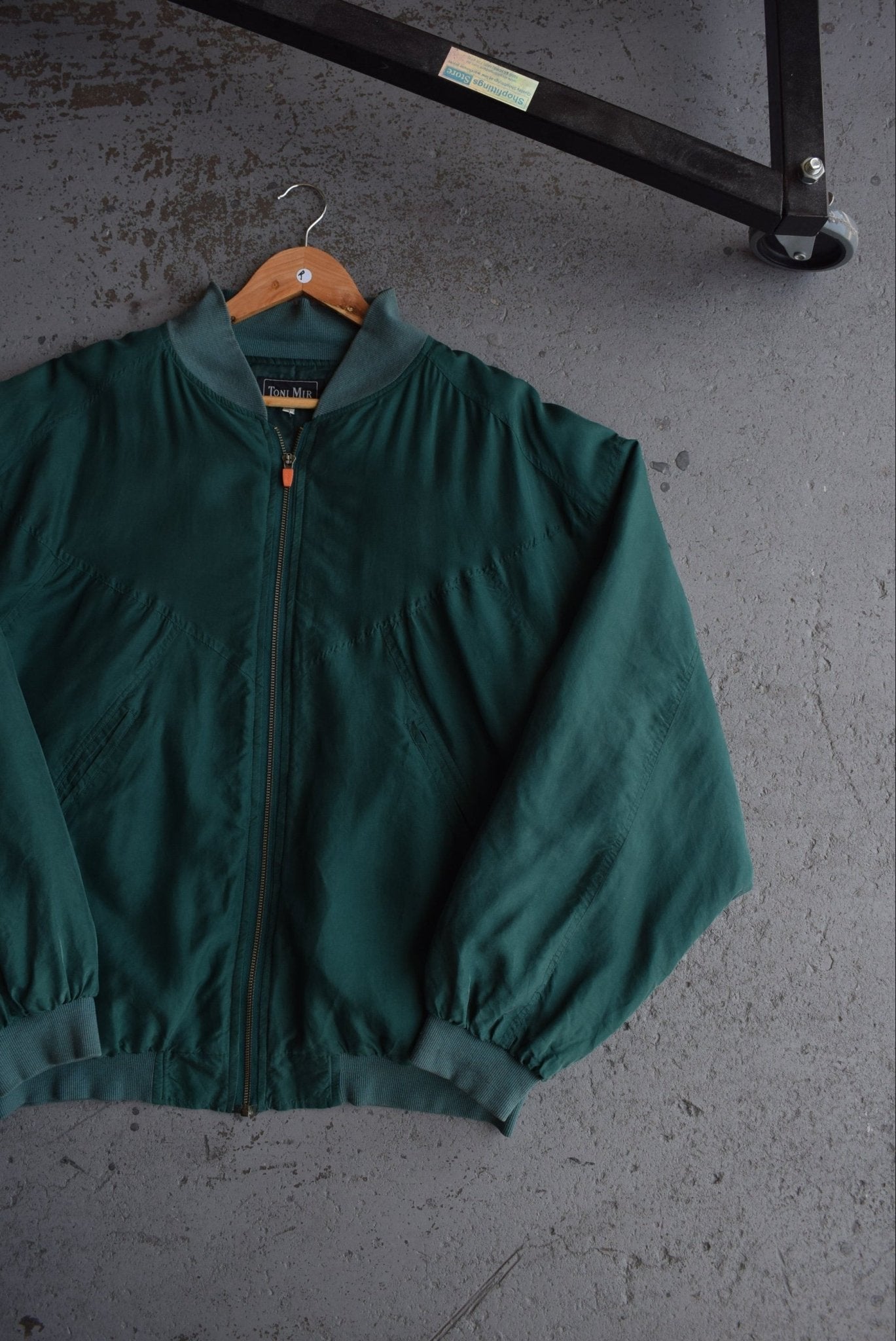 Vintage 90s Silk Bomber Jacket (L/XL) - Retrospective Store