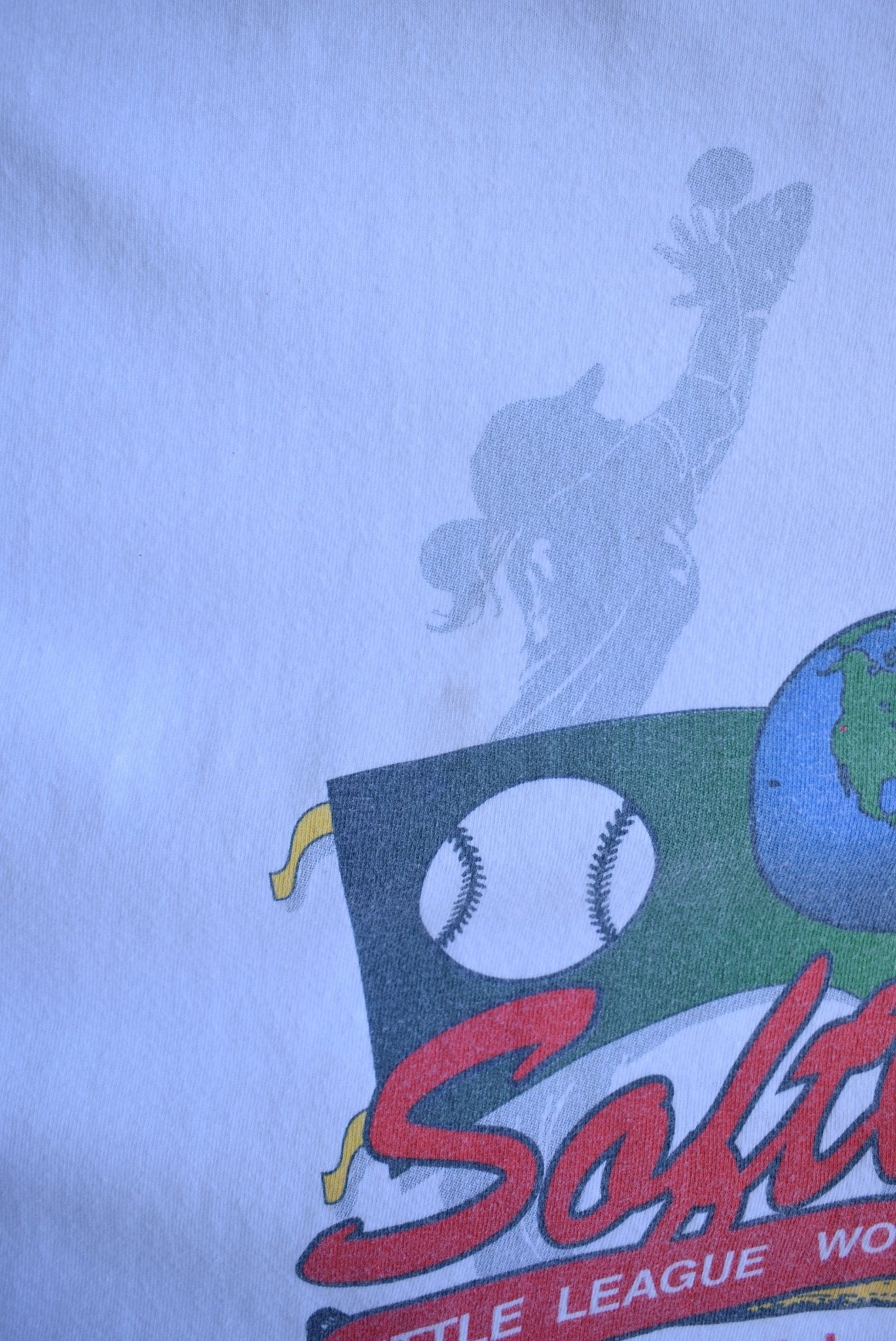 Vintage 90s Softball Little League World Series Tee (XL) - Retrospective Store