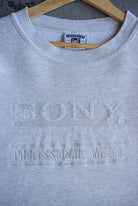 Vintage 90s Sony Professional Media Embroidered Crewneck (XL) - Retrospective Store