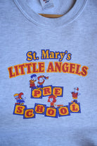 Vintage 90s St. Mary's Little Angles Pre School Graphic Crewneck (L) - Retrospective Store