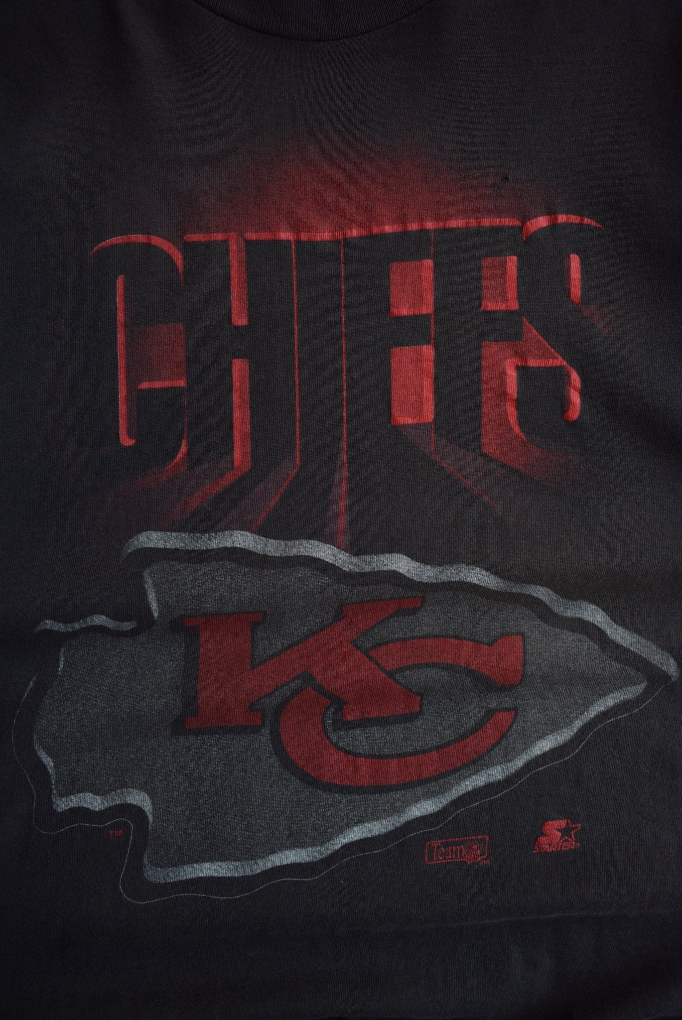 Vintage 90s Starter x NFL Kansas City Chiefs Tee (M/L) - Retrospective Store