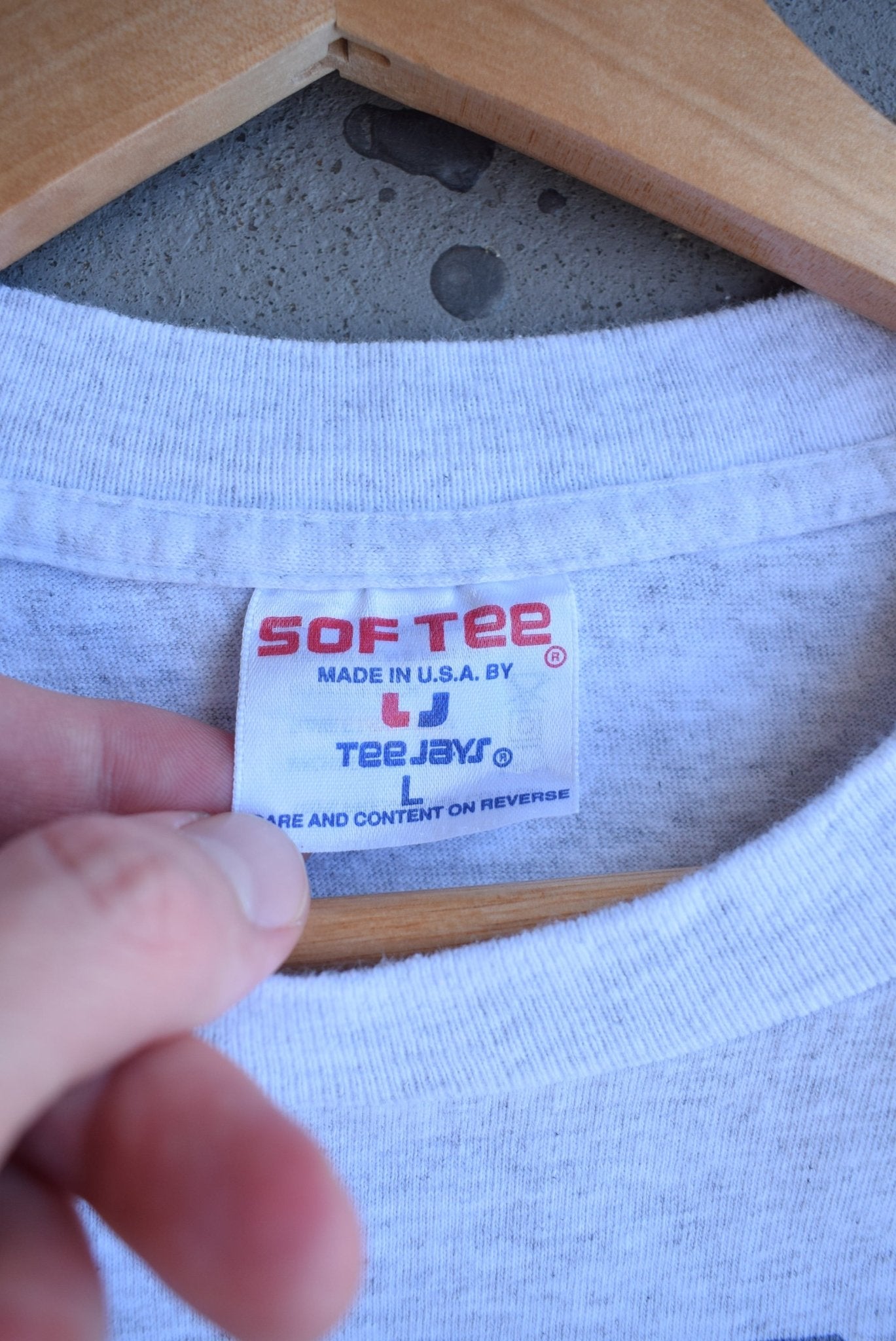 Vintage 90s UCA Cheerleader Tee (L) - Retrospective Store