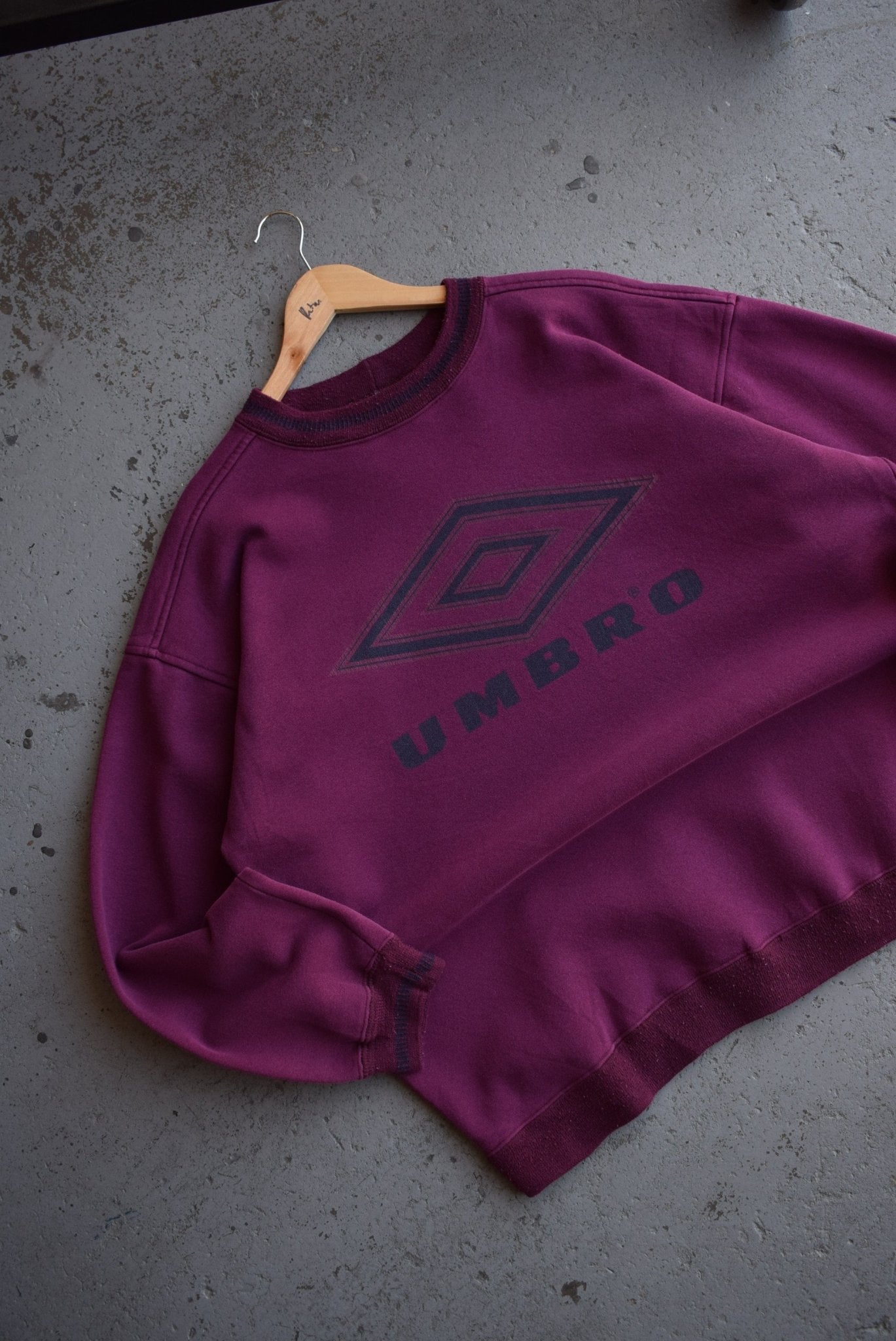 Vintage 90s Umbro Spellout Crewneck (L/XL) - Retrospective Store
