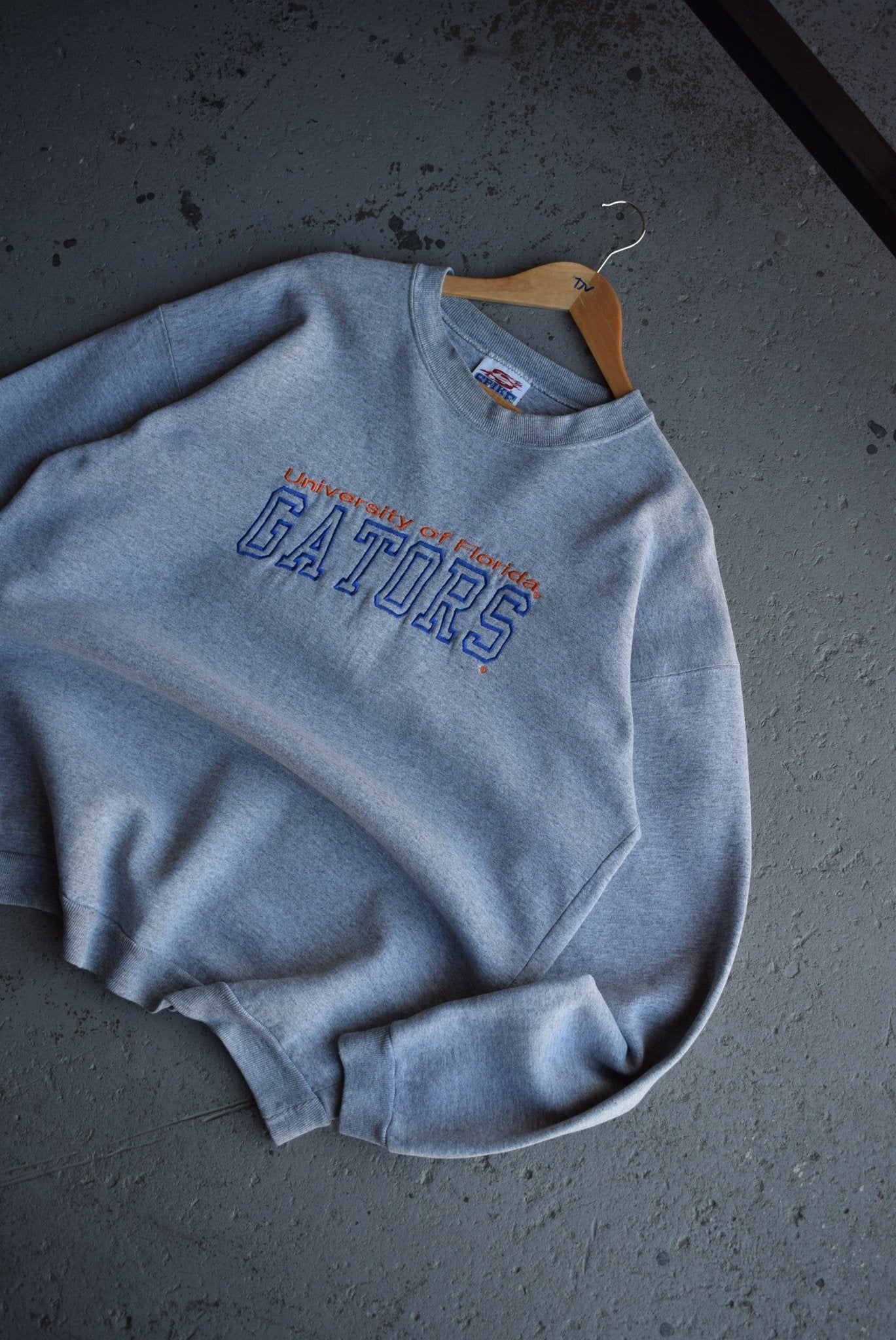 Vintage 90s University of Florida Gators Embroidered Crewneck (L) - Retrospective Store