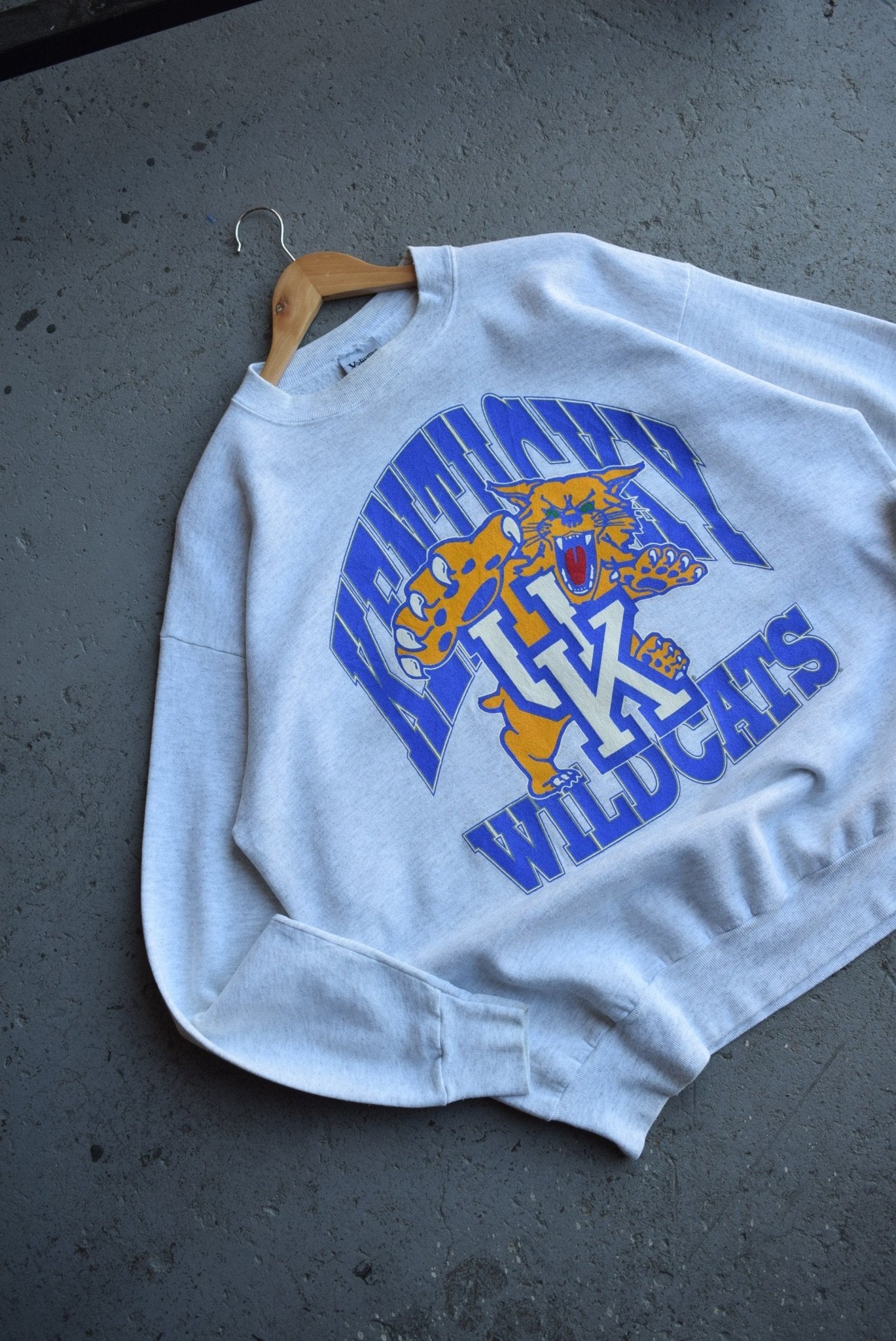 Vintage 90s University of Kentucky Wildcats Crewneck (XL) - Retrospective Store
