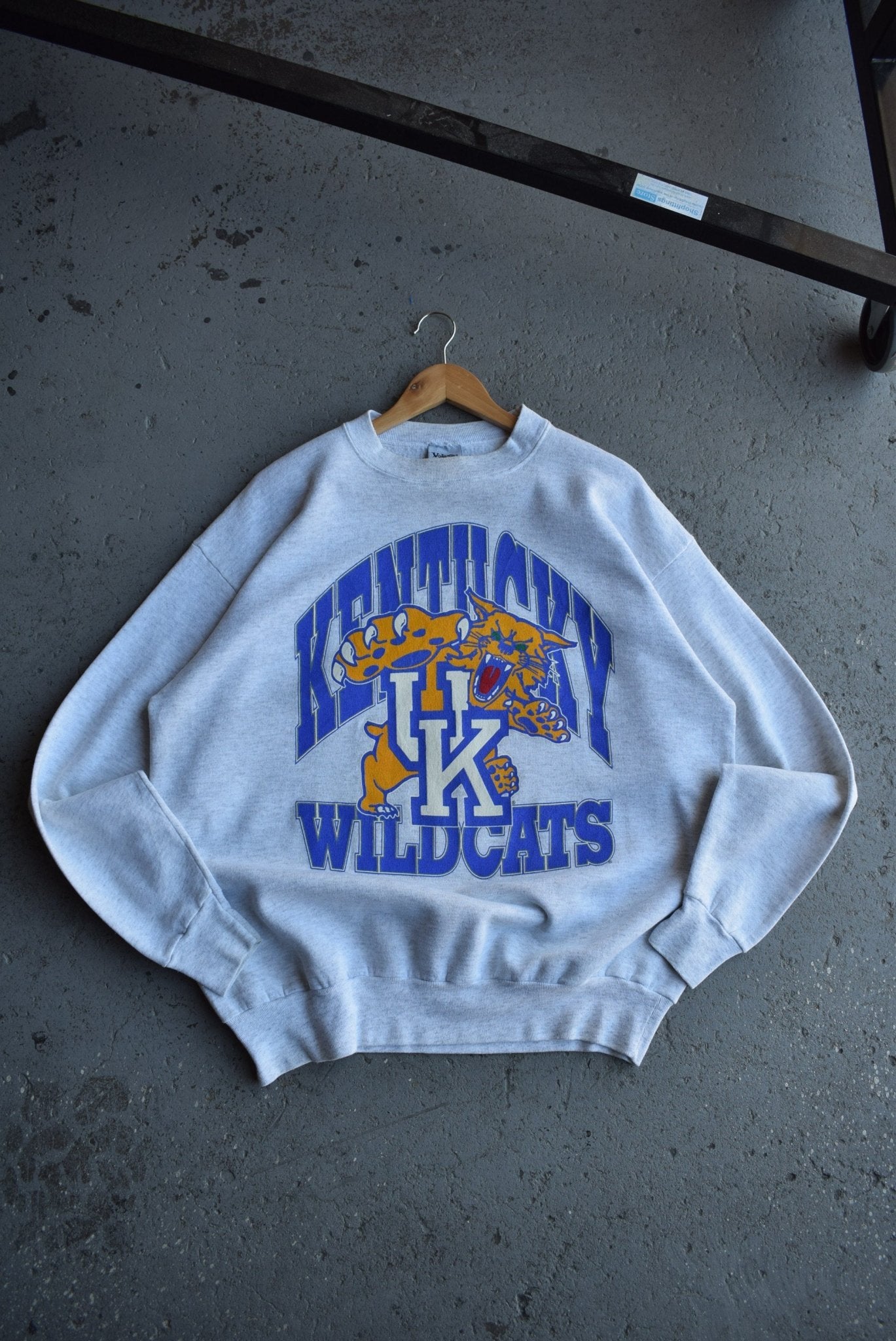 Vintage 90s University of Kentucky Wildcats Crewneck (XL) - Retrospective Store