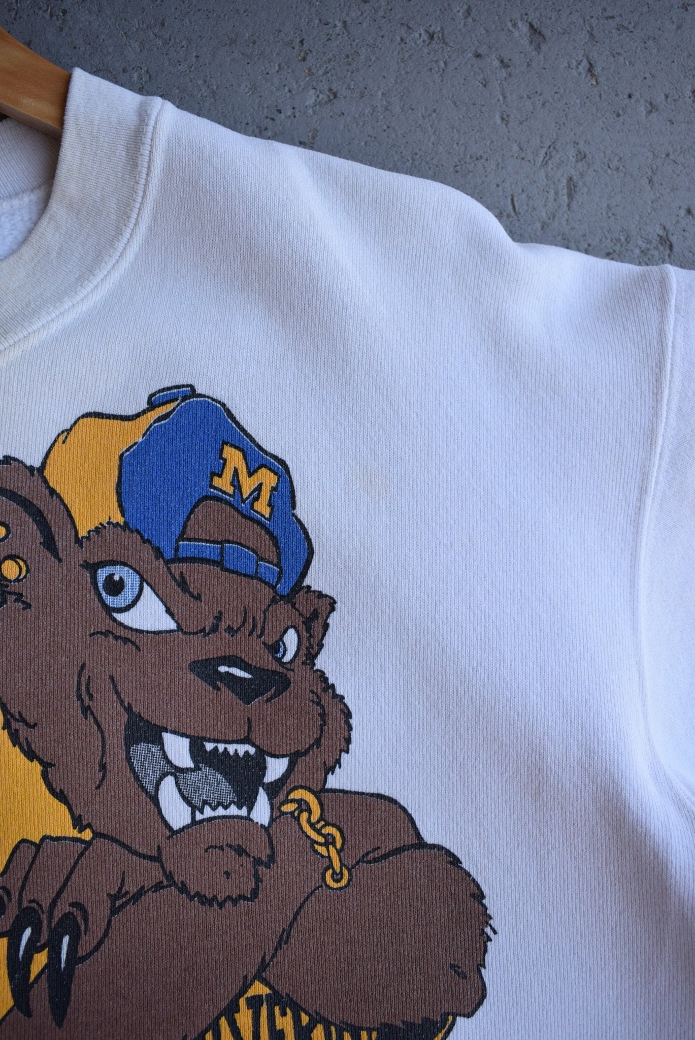 Vintage 90s University of Michigan Wolverines Crewneck (M/L) - Retrospective Store