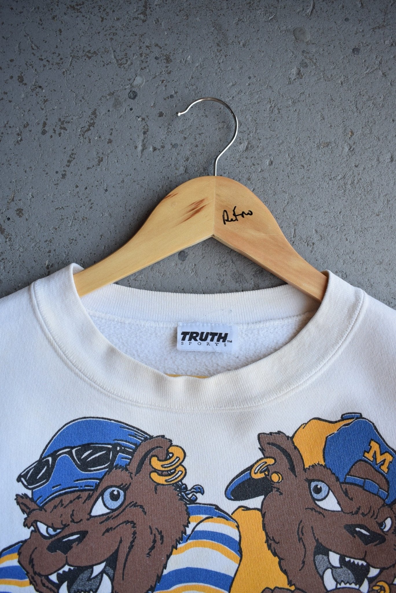 Vintage 90s University of Michigan Wolverines Crewneck (M/L) - Retrospective Store
