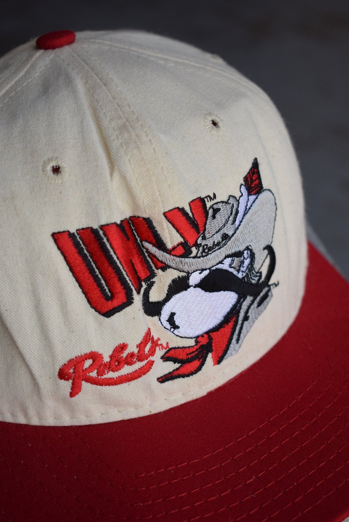Vintage 90s University of Nevada Las Vegas Embroidered Hat - Retrospective Store