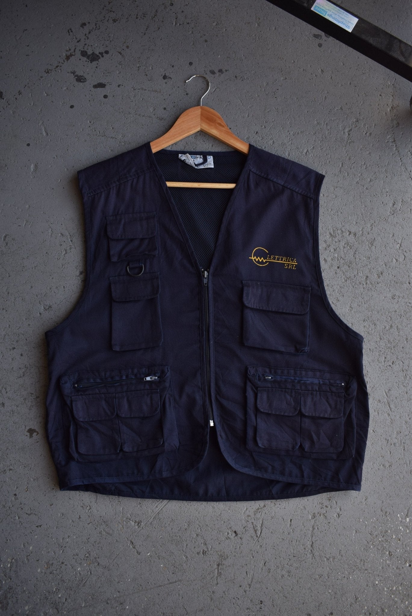 Vintage 90s Utility Workwear Vest (L) - Retrospective Store