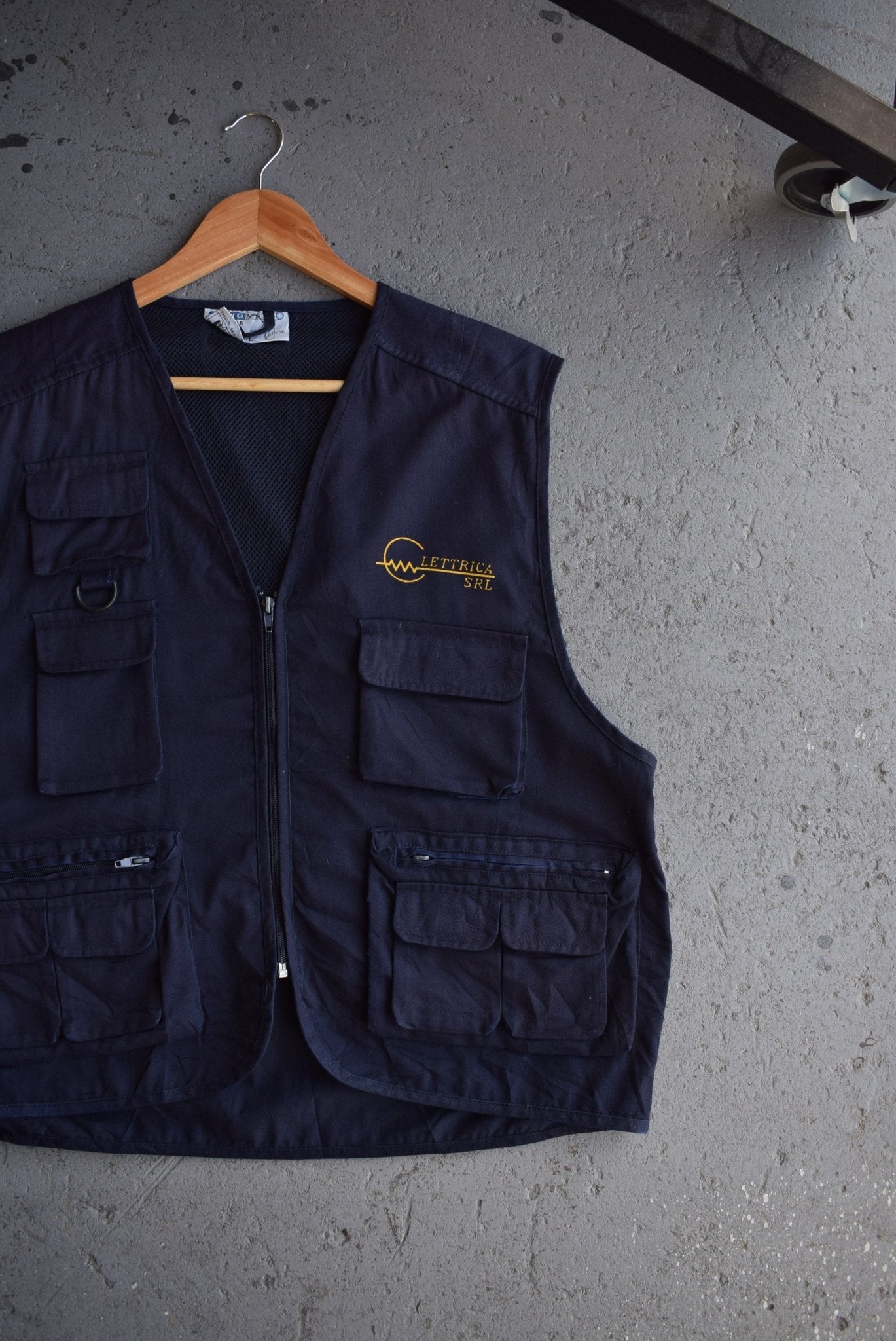 Vintage 90s Utility Workwear Vest (L) - Retrospective Store