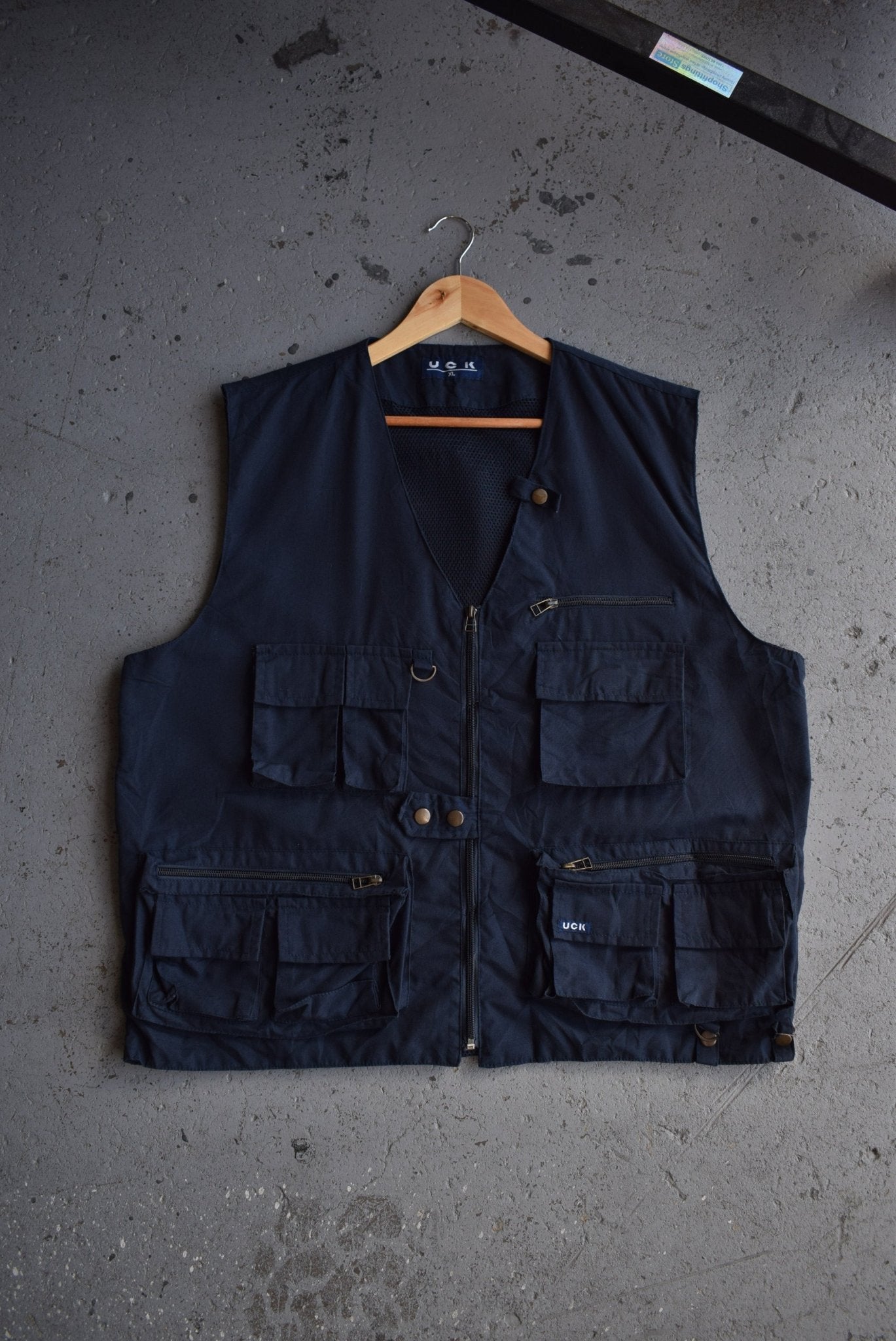 Vintage 90s Utility Workwear Vest (L/XL) - Retrospective Store