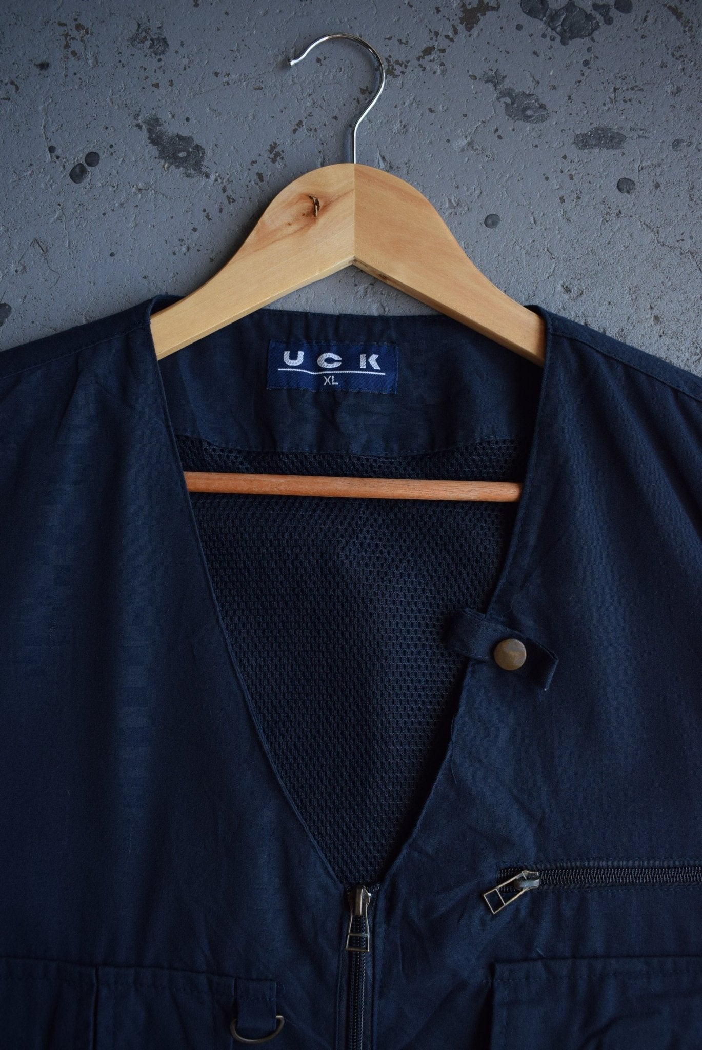 Vintage 90s Utility Workwear Vest (L/XL) - Retrospective Store