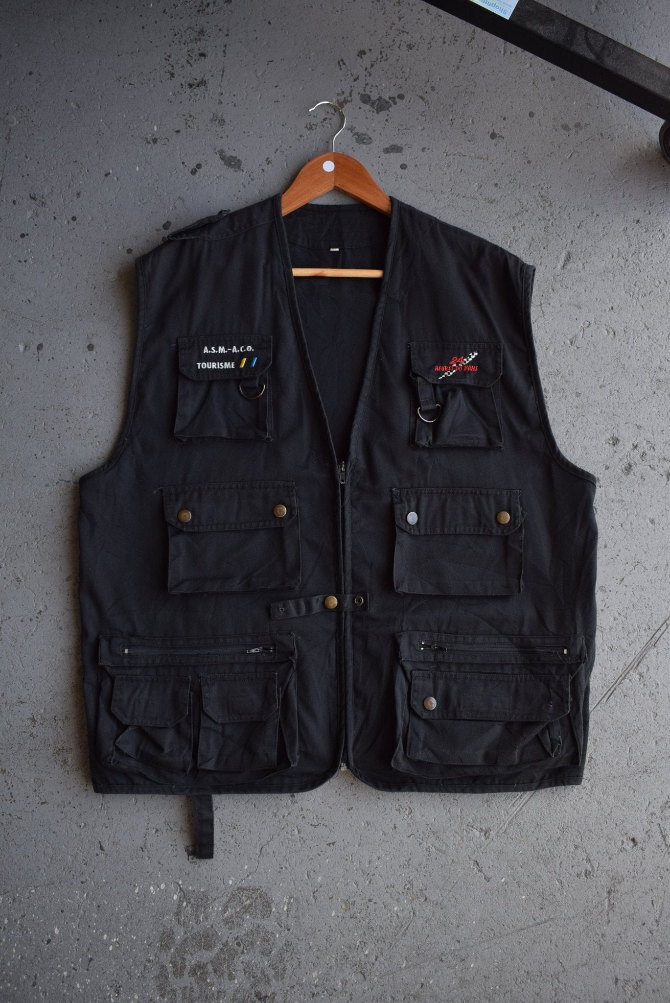 Vintage 90s Utility Workwear Vest (L/XL) - Retrospective Store