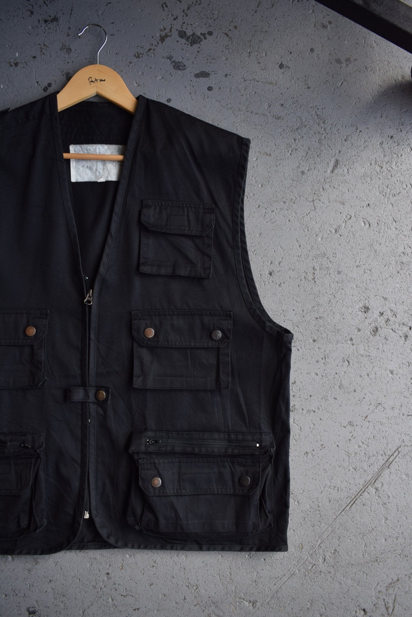 Vintage 90s Utility Workwear Vest (XL) - Retrospective Store