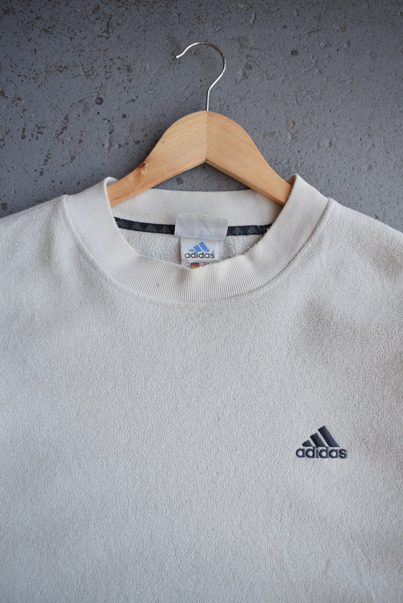 Vintage Adidas Classic Logo Embroidered Fleece (L/XL) - Retrospective Store