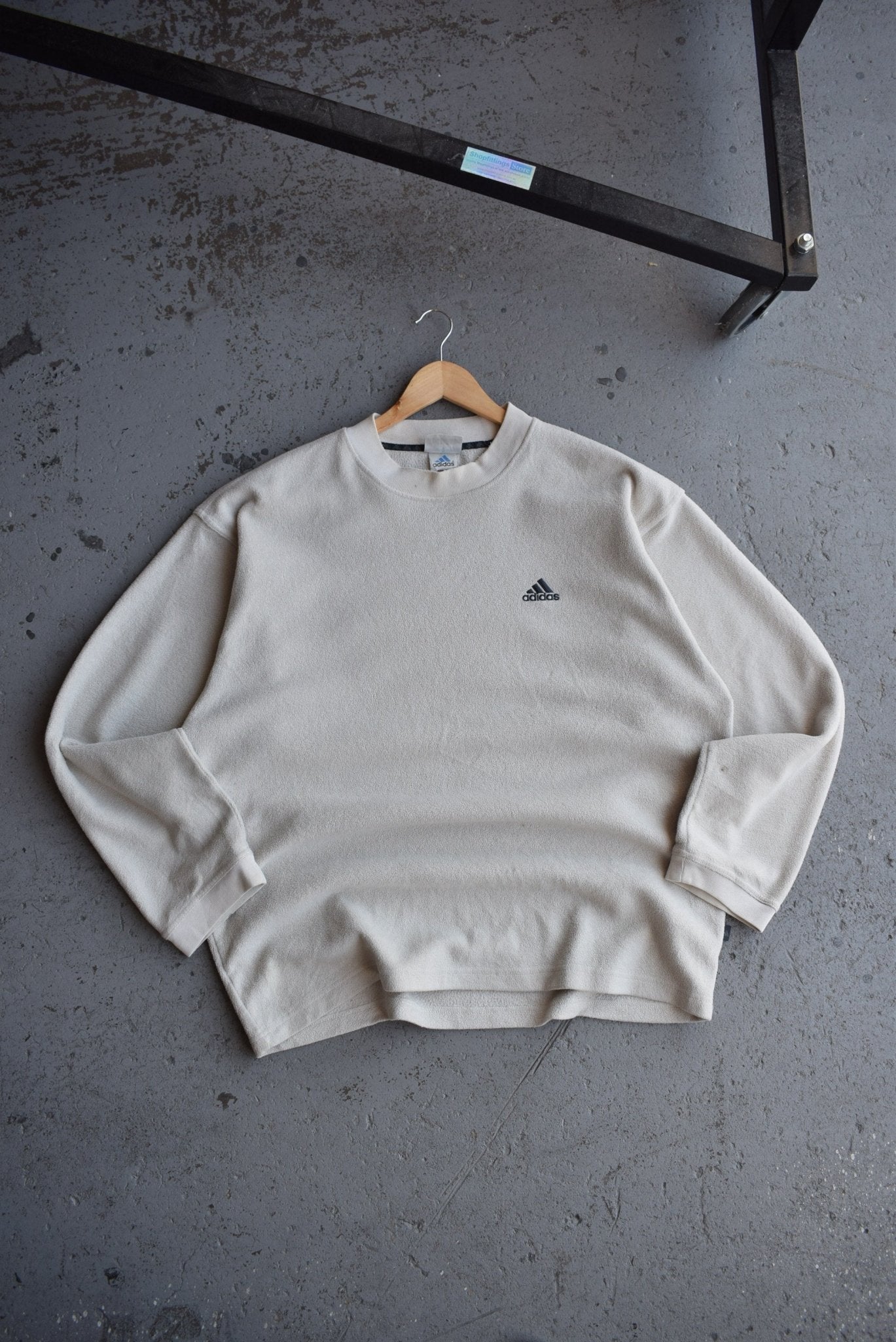 Vintage Adidas Classic Logo Embroidered Fleece (L/XL) - Retrospective Store