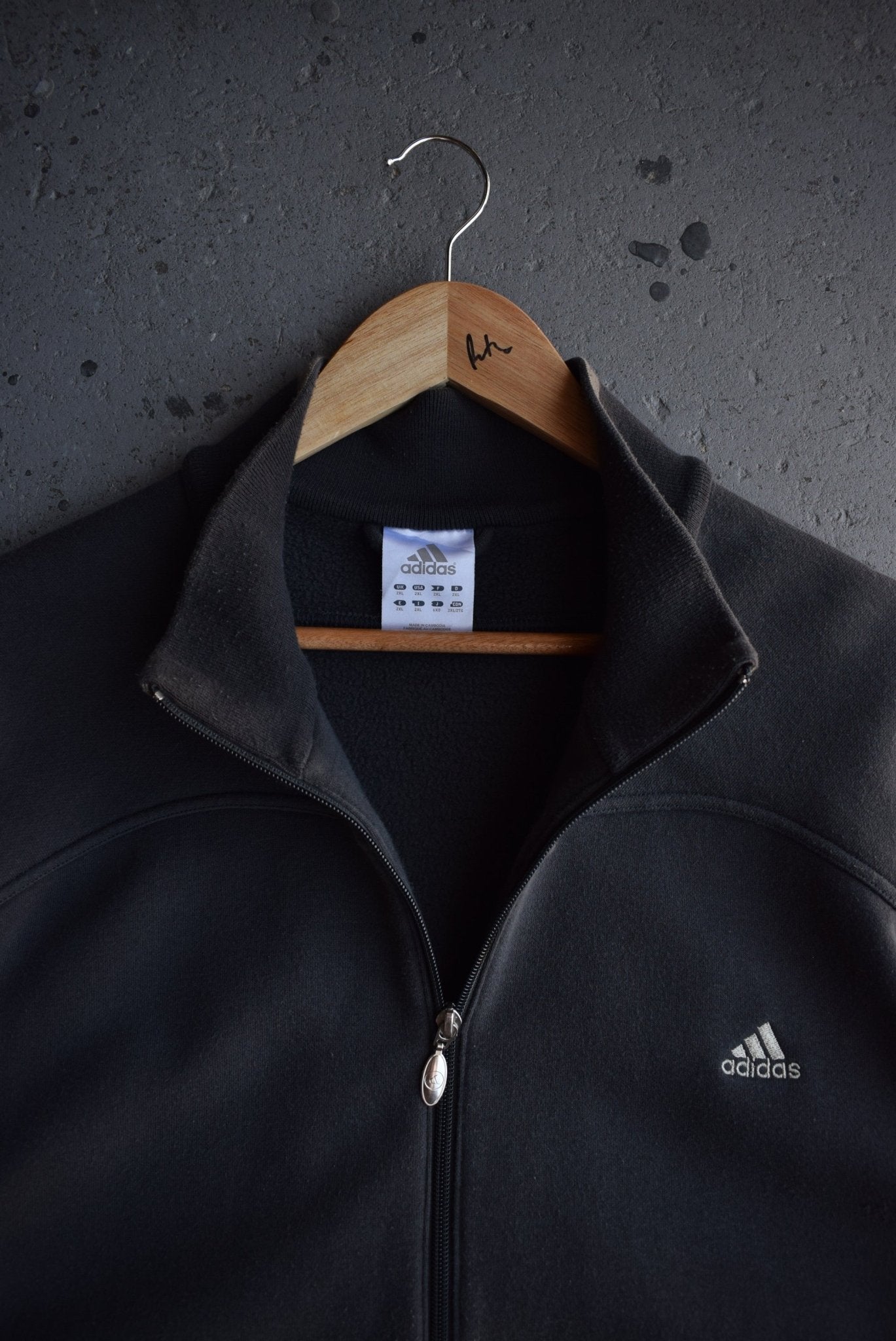 Vintage Adidas Classic Logo Embroidered Jacket (XXL) - Retrospective Store