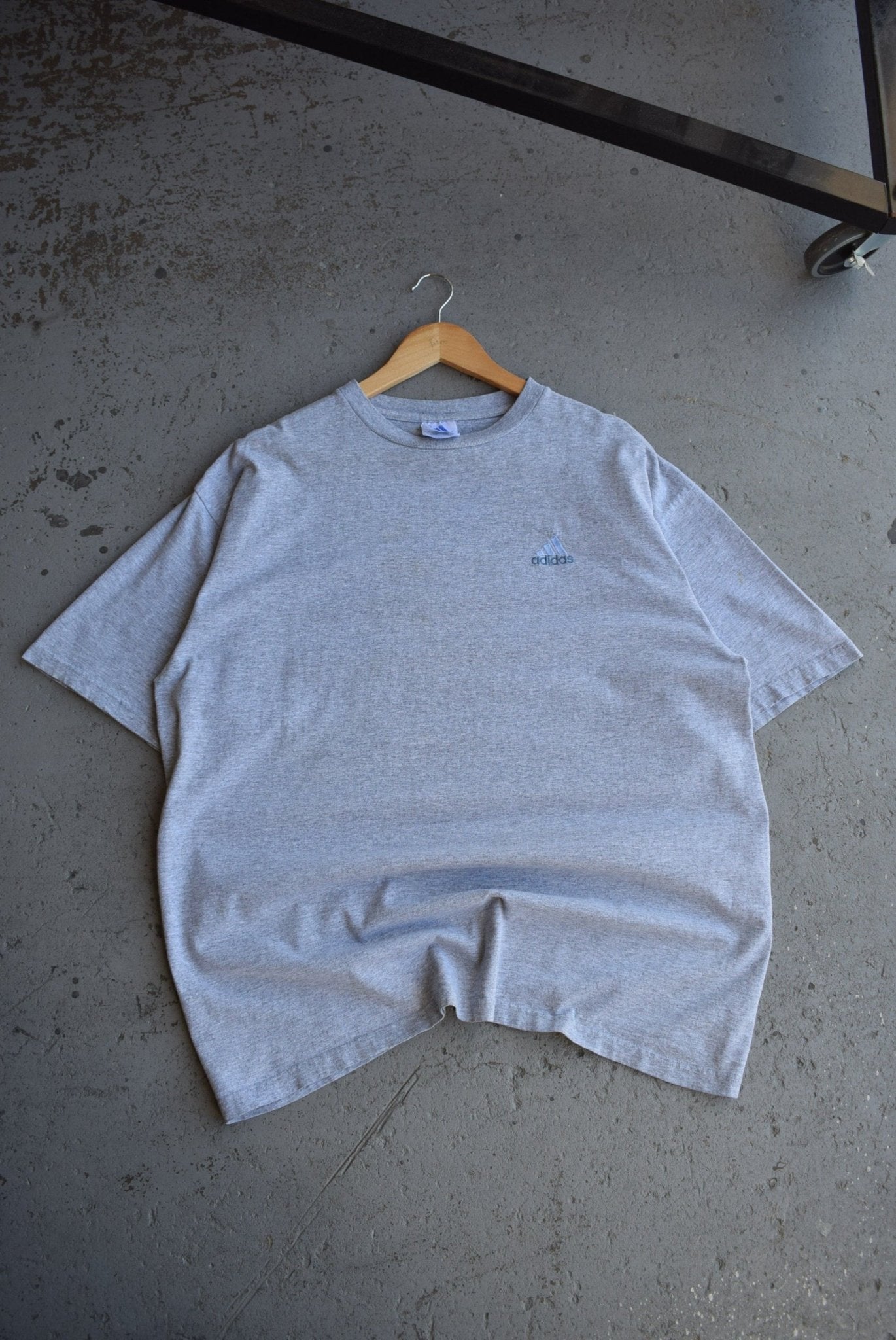 Vintage Adidas Classic Logo Embroidered Tee (XL) - Retrospective Store