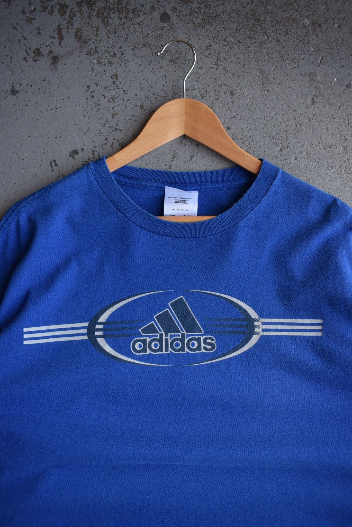 Vintage Adidas Spellout Long Sleeve Tee (XXL) - Retrospective Store